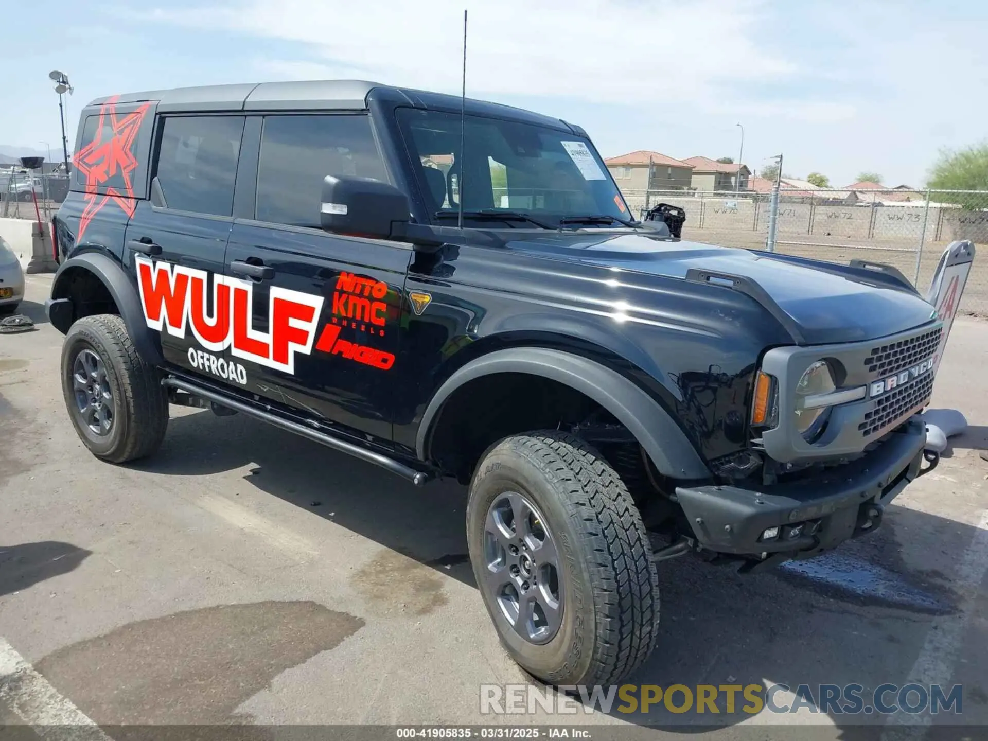 1 fotografías del automóvil dañado 1FMEE9BP7RLA35583 FORD BRONCO 2024