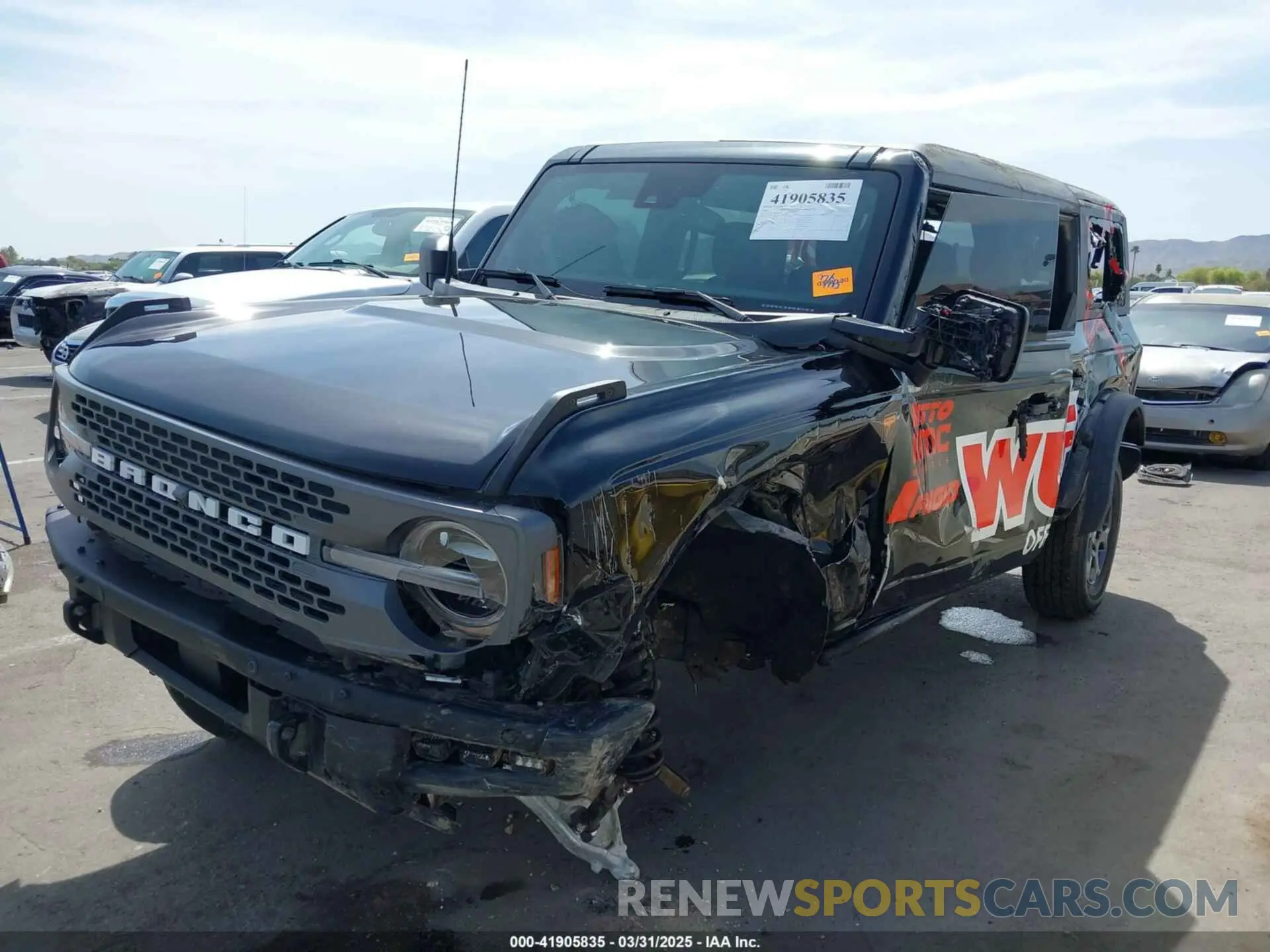 6 fotografías del automóvil dañado 1FMEE9BP7RLA35583 FORD BRONCO 2024