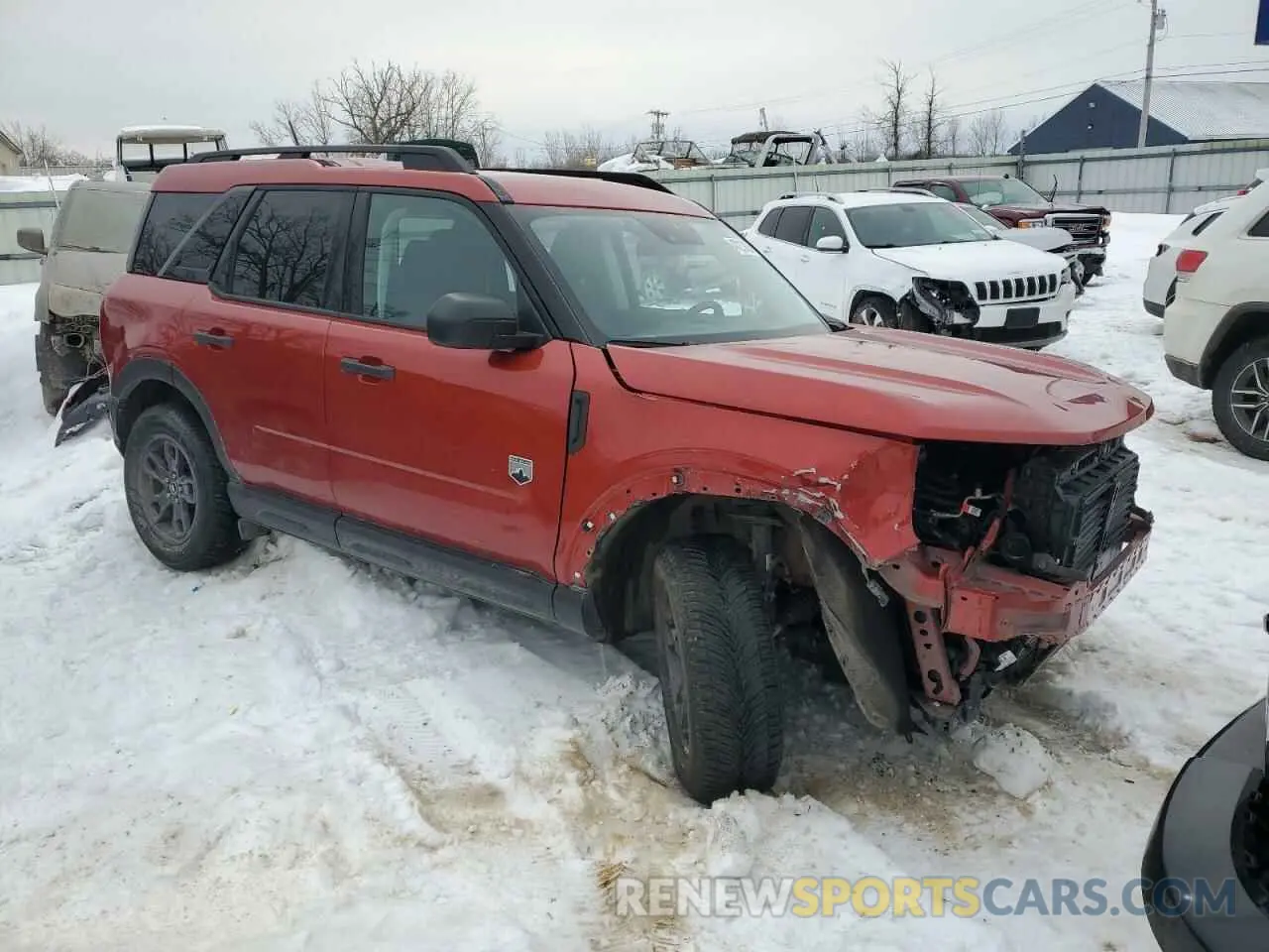 4 fotografías del automóvil dañado 3FMCR9B62RRE16892 FORD BRONCO 2024