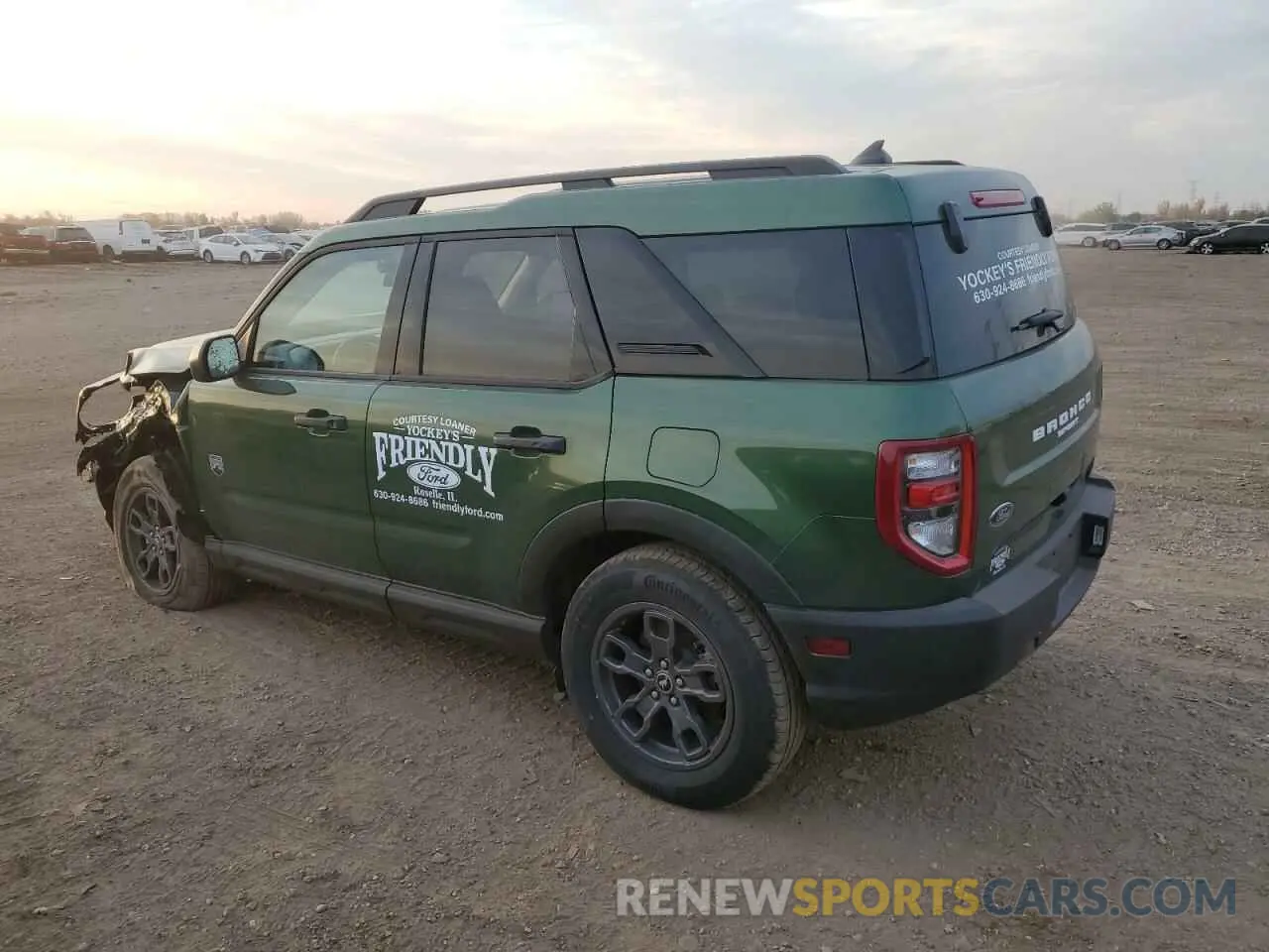 2 fotografías del automóvil dañado 3FMCR9B64RRE39476 FORD BRONCO 2024