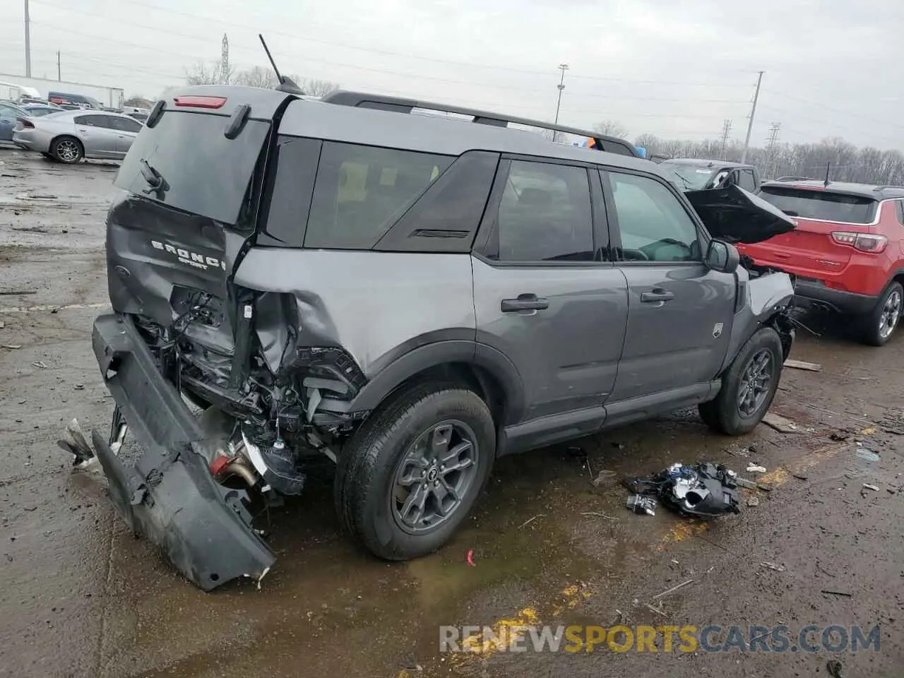 3 fotografías del automóvil dañado 3FMCR9B68RRE42915 FORD BRONCO 2024