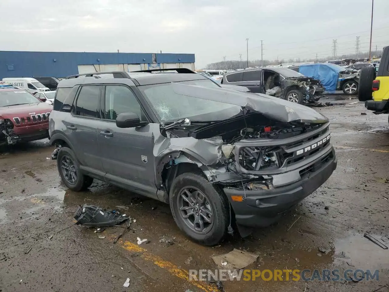 4 fotografías del automóvil dañado 3FMCR9B68RRE42915 FORD BRONCO 2024