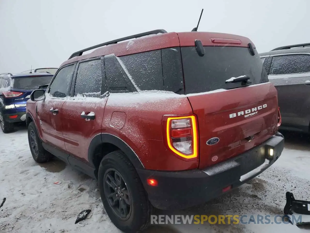 2 fotografías del automóvil dañado 3FMCR9B69RRE31177 FORD BRONCO 2024