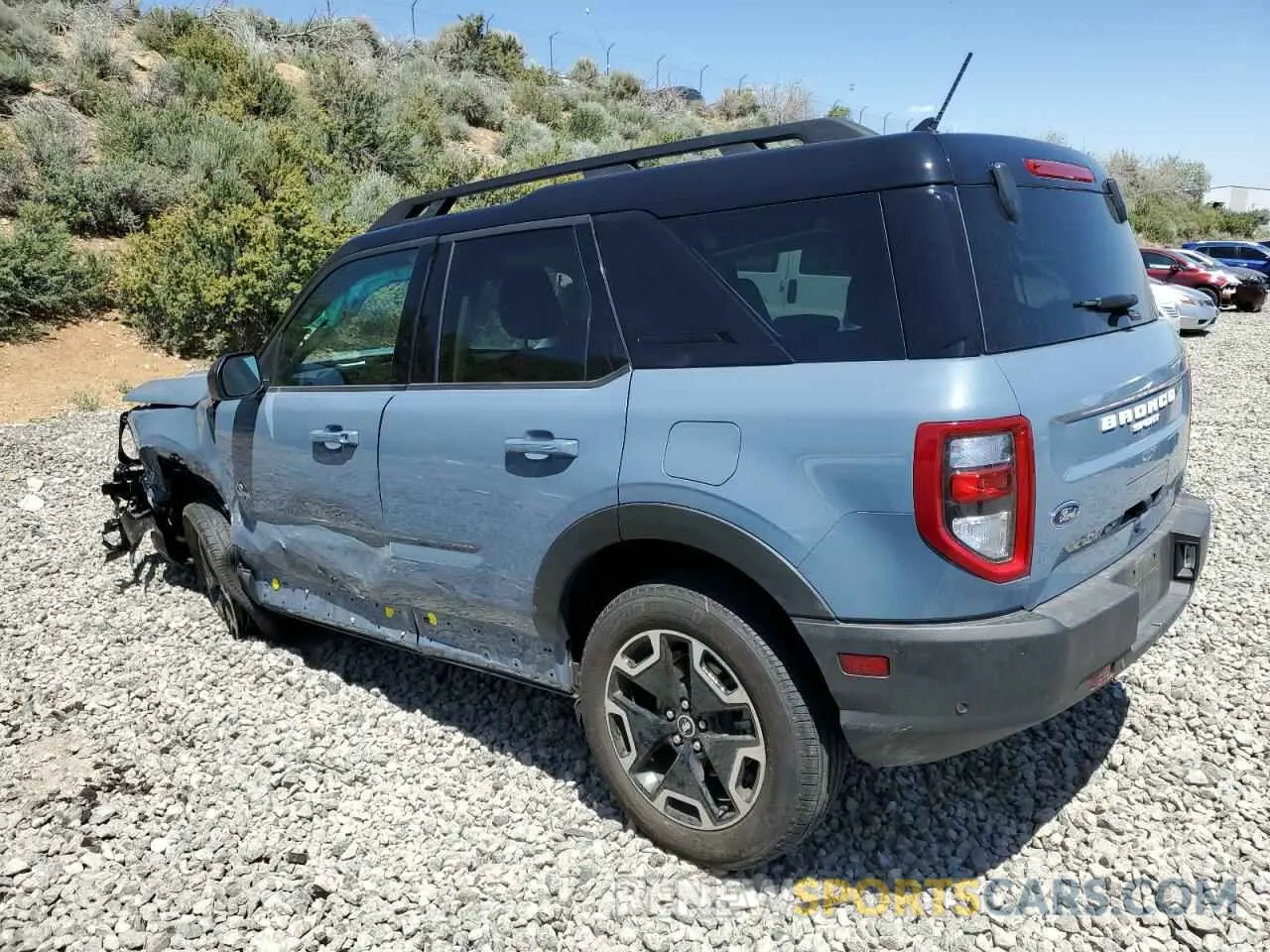 2 fotografías del automóvil dañado 3FMCR9C60RRE65491 FORD BRONCO 2024