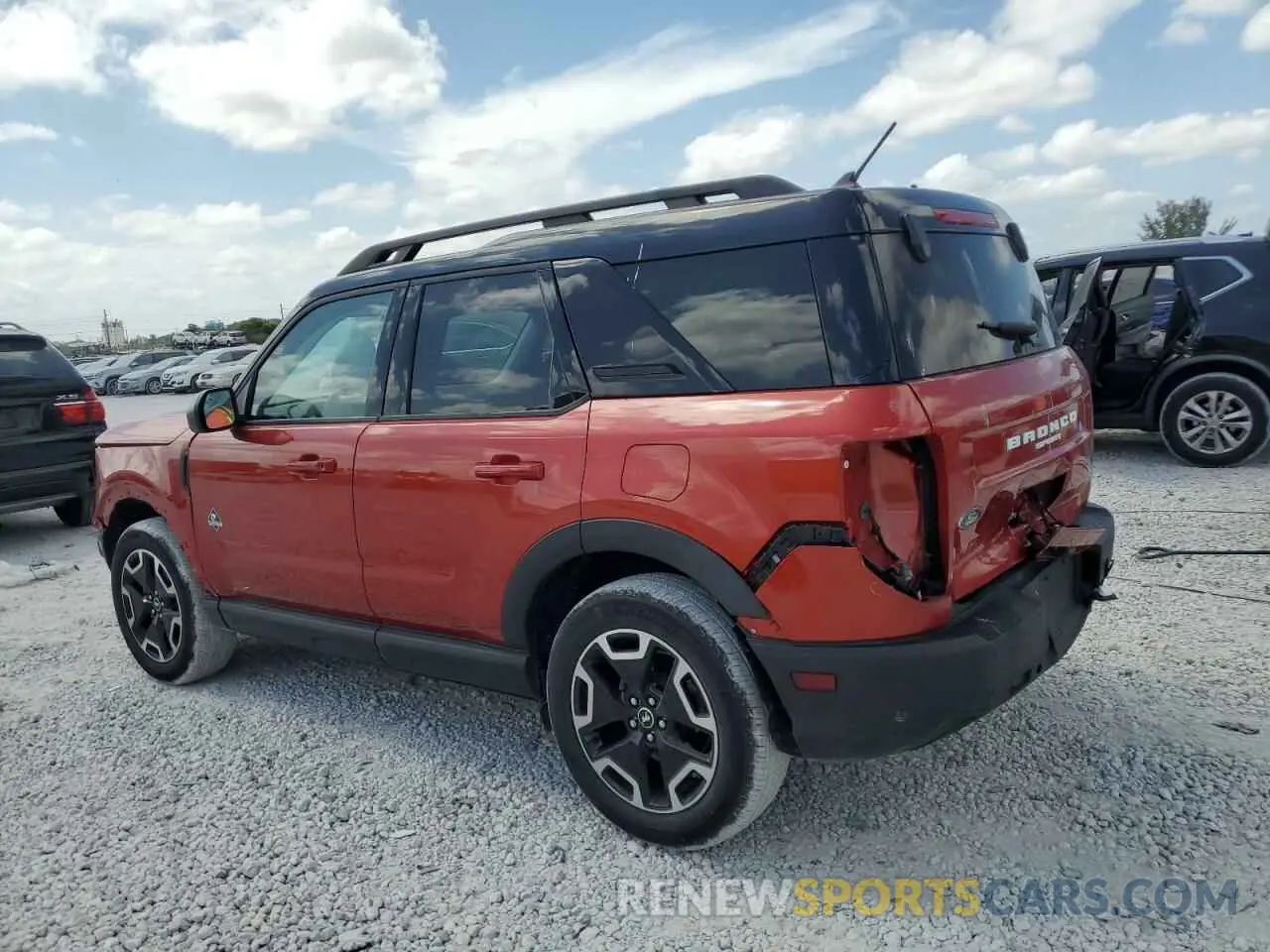 2 fotografías del automóvil dañado 3FMCR9C66RRE23410 FORD BRONCO 2024