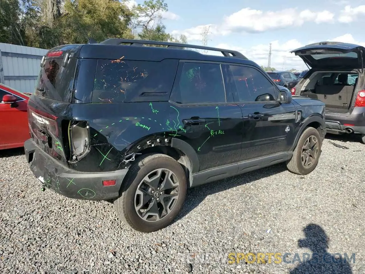 3 fotografías del automóvil dañado 3FMCR9C66RRE68296 FORD BRONCO 2024