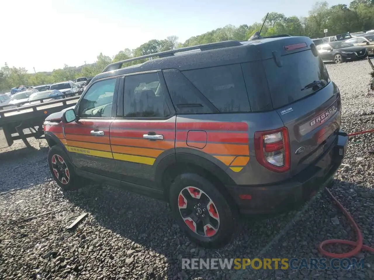 2 fotografías del automóvil dañado 3FMCR9K64RRE33001 FORD BRONCO 2024