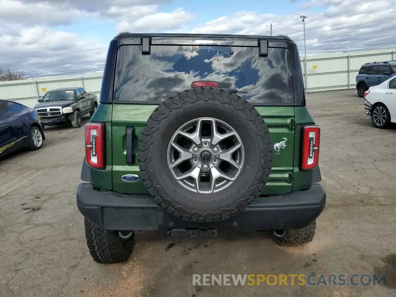 6 fotografías del automóvil dañado 1FMEE9BH1RLB47448 FORD BRONCO BAD 2024
