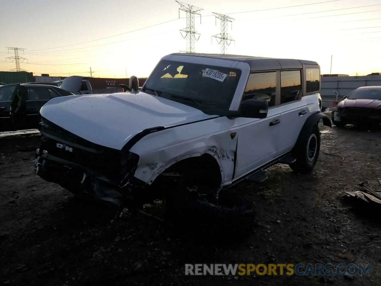 1 fotografías del automóvil dañado 1FMEE9BP3RLA26637 FORD BRONCO BAD 2024
