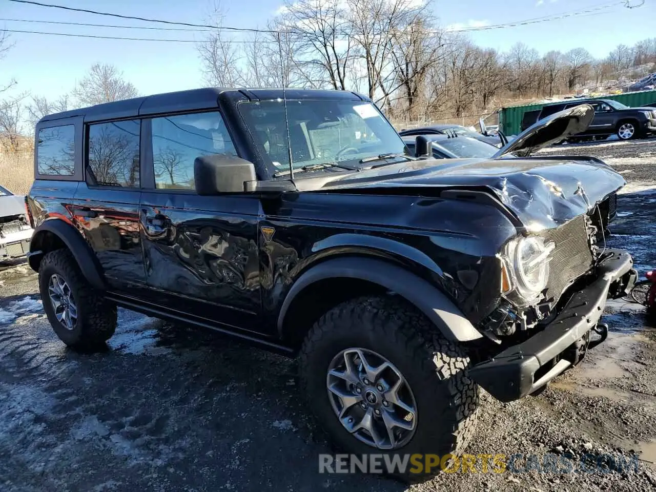 4 fotografías del automóvil dañado 1FMEE9BP5RLA45061 FORD BRONCO BAD 2024