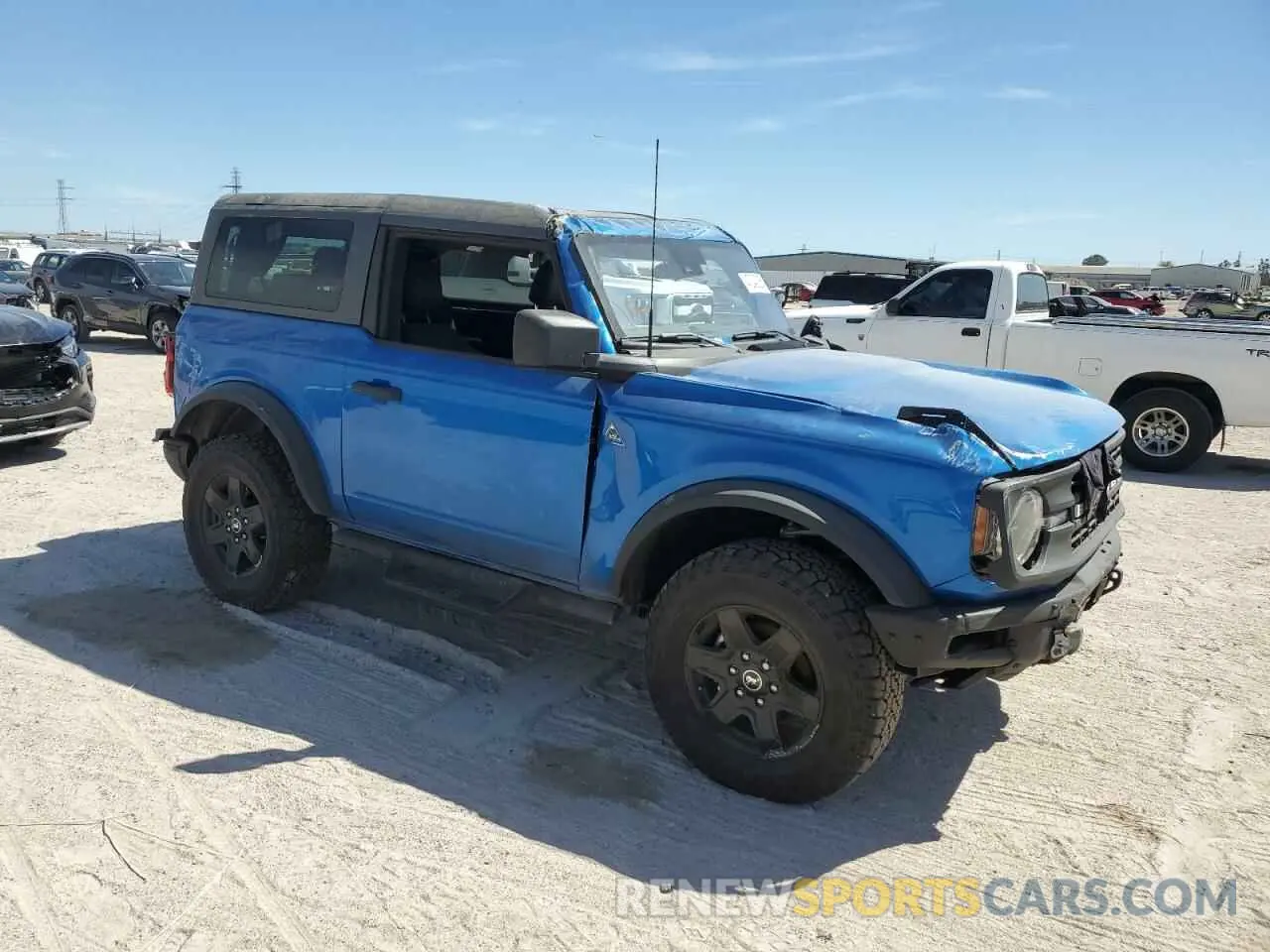 4 fotografías del automóvil dañado 1FMDE1AH3RLA45289 FORD BRONCO BLA 2024
