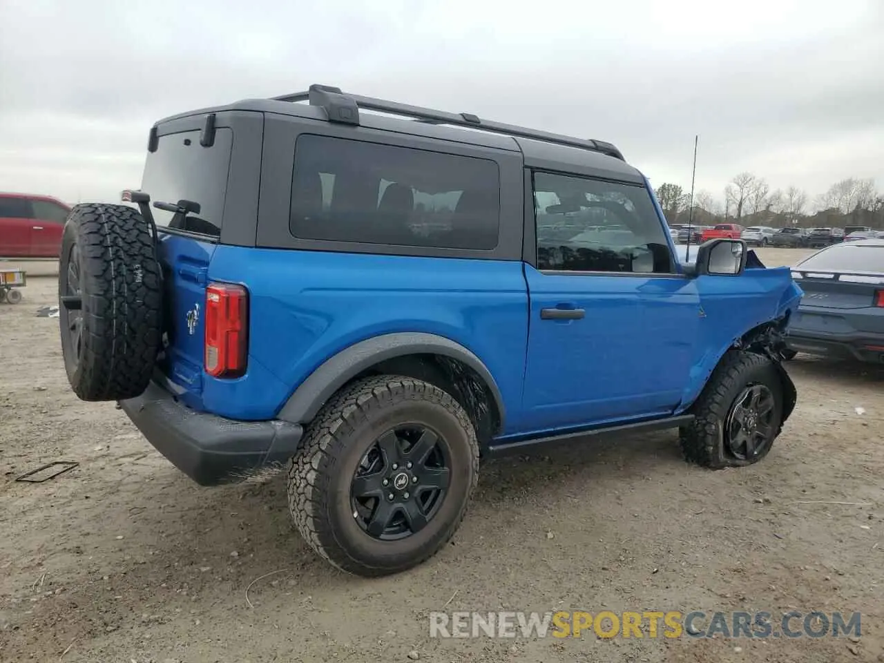 3 fotografías del automóvil dañado 1FMDE1AP9RLA70527 FORD BRONCO BLA 2024