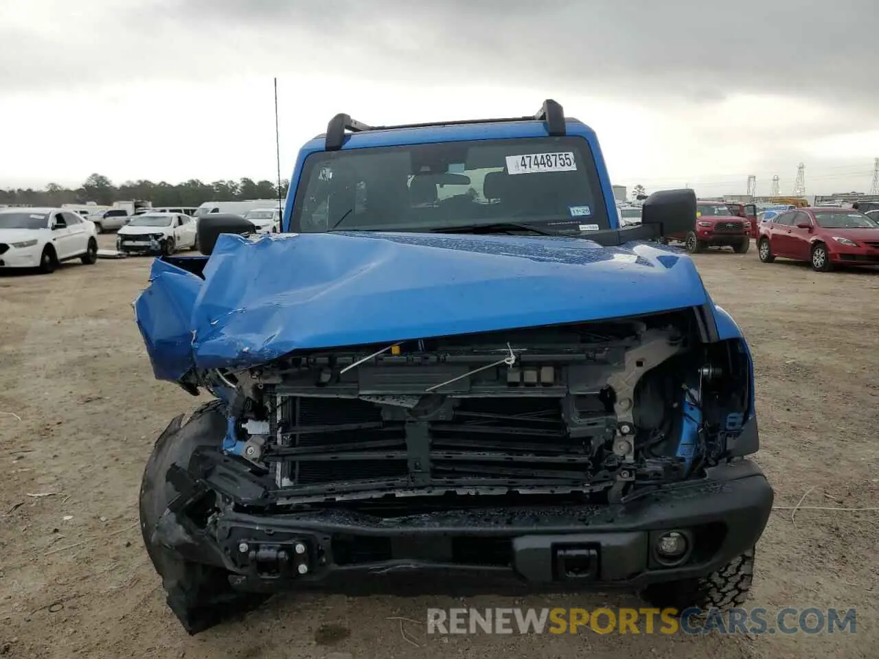 5 fotografías del automóvil dañado 1FMDE1AP9RLA70527 FORD BRONCO BLA 2024