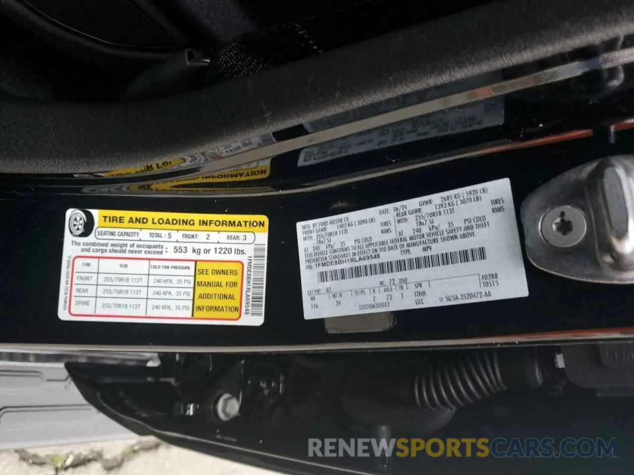 13 fotografías del automóvil dañado 1FMDE8BH1RLA69548 FORD BRONCO OUT 2024