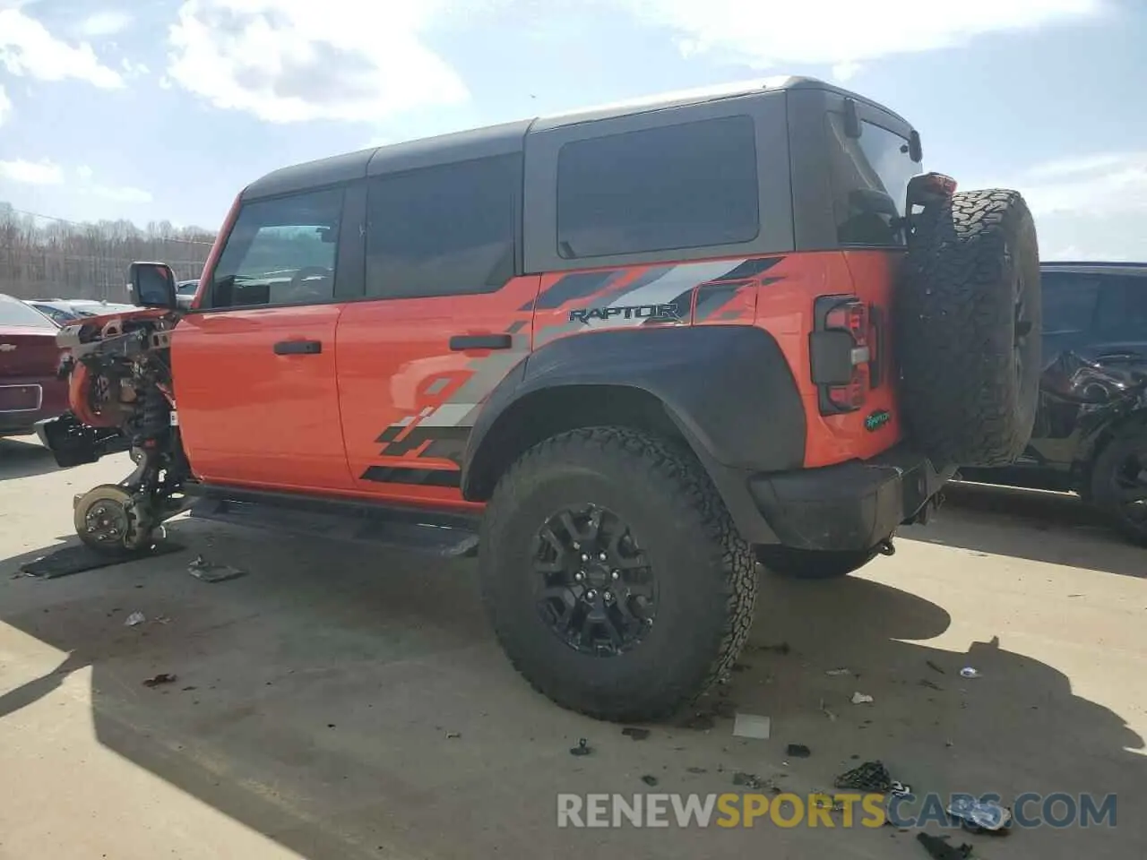 2 fotografías del automóvil dañado 1FMEE5JRXPLB07725 FORD BRONCO RAP 2023