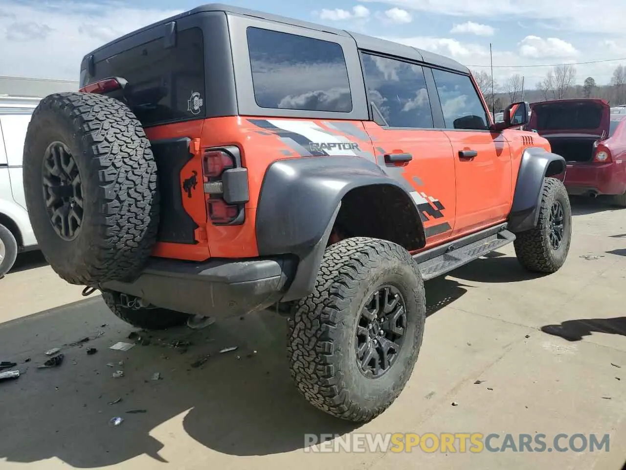 3 fotografías del automóvil dañado 1FMEE5JRXPLB07725 FORD BRONCO RAP 2023
