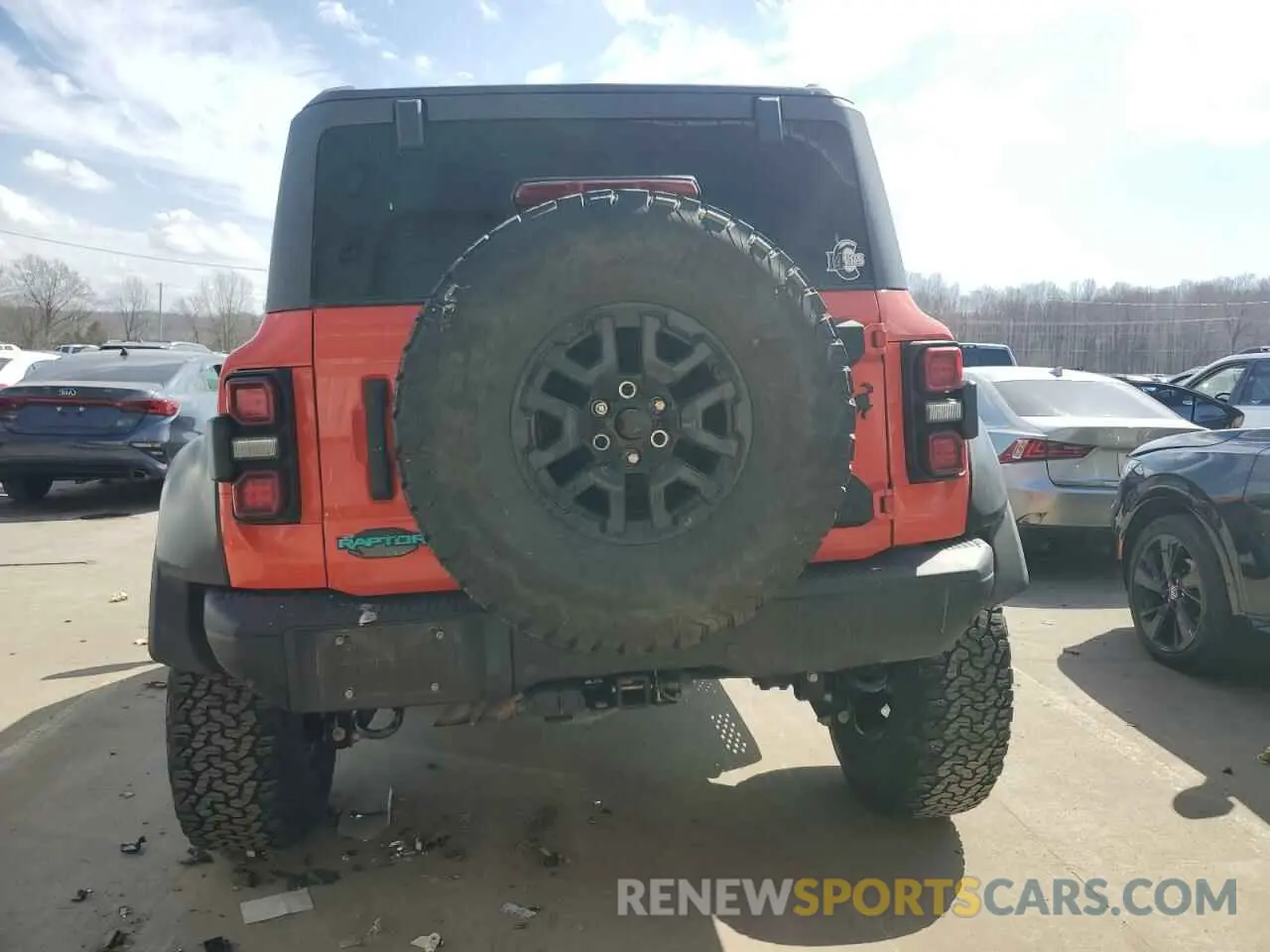 6 fotografías del automóvil dañado 1FMEE5JRXPLB07725 FORD BRONCO RAP 2023