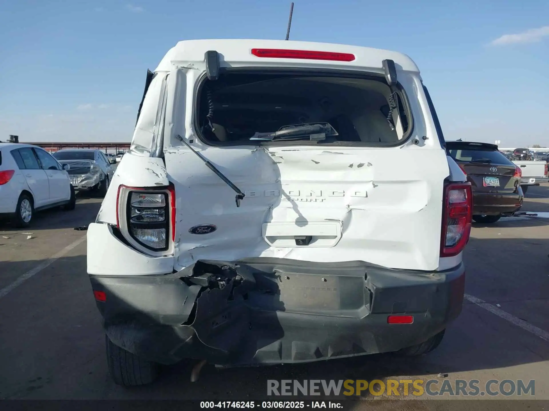 16 fotografías del automóvil dañado 3FMCR9B60MRA23790 FORD BRONCO SPORT 2021