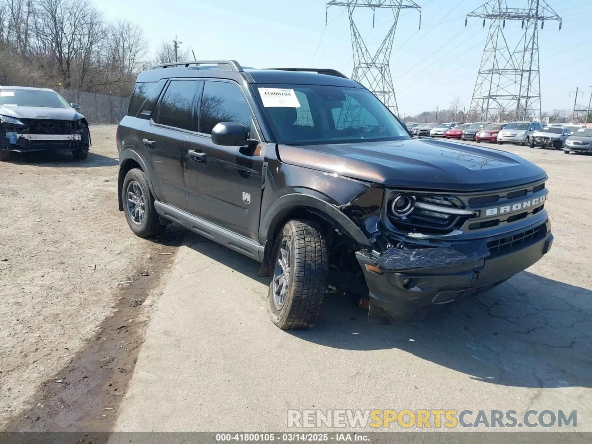 1 fotografías del automóvil dañado 3FMCR9B61MRA10790 FORD BRONCO SPORT 2021