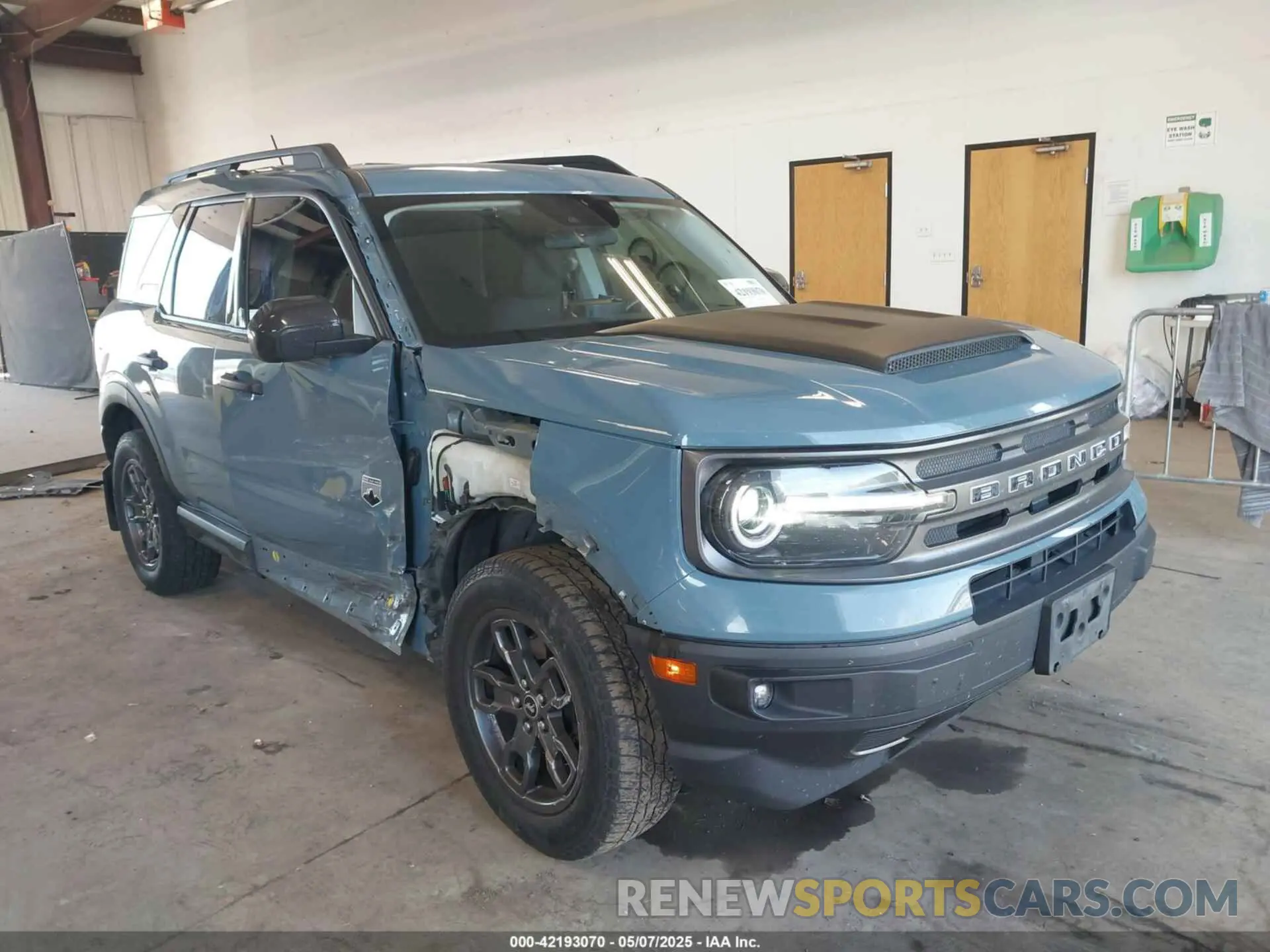 1 fotografías del automóvil dañado 3FMCR9B61MRA57561 FORD BRONCO SPORT 2021