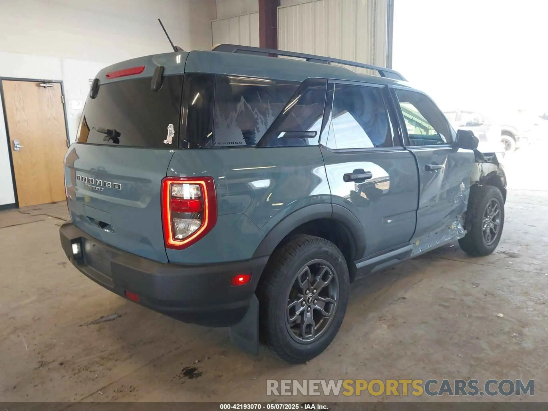 4 fotografías del automóvil dañado 3FMCR9B61MRA57561 FORD BRONCO SPORT 2021
