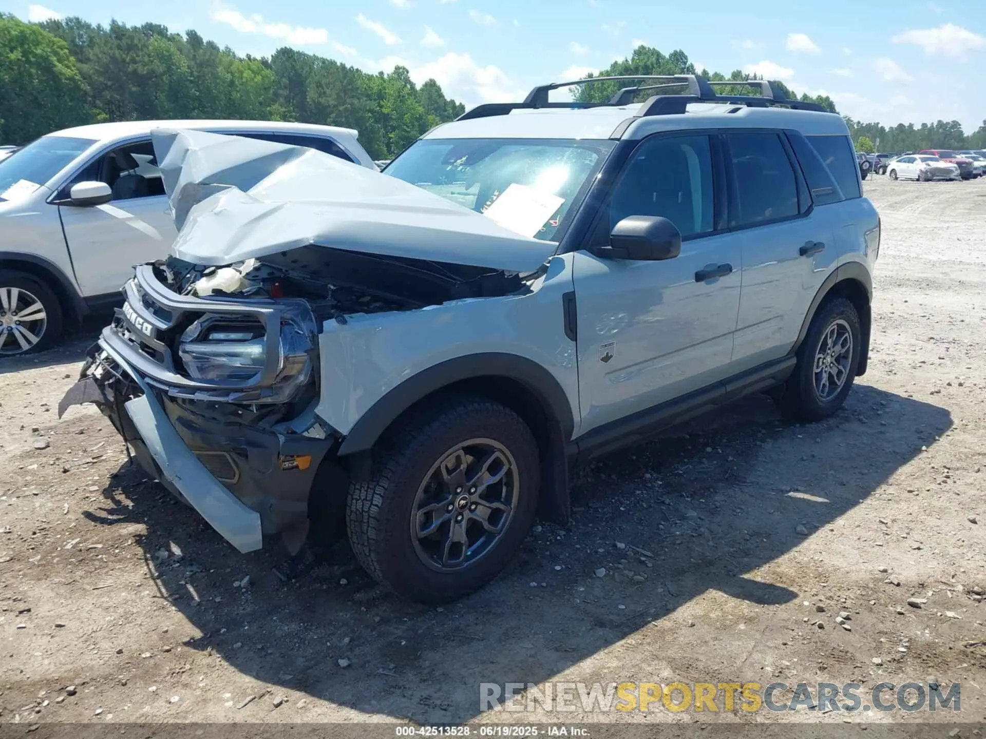 2 fotografías del automóvil dañado 3FMCR9B61MRB25888 FORD BRONCO SPORT 2021