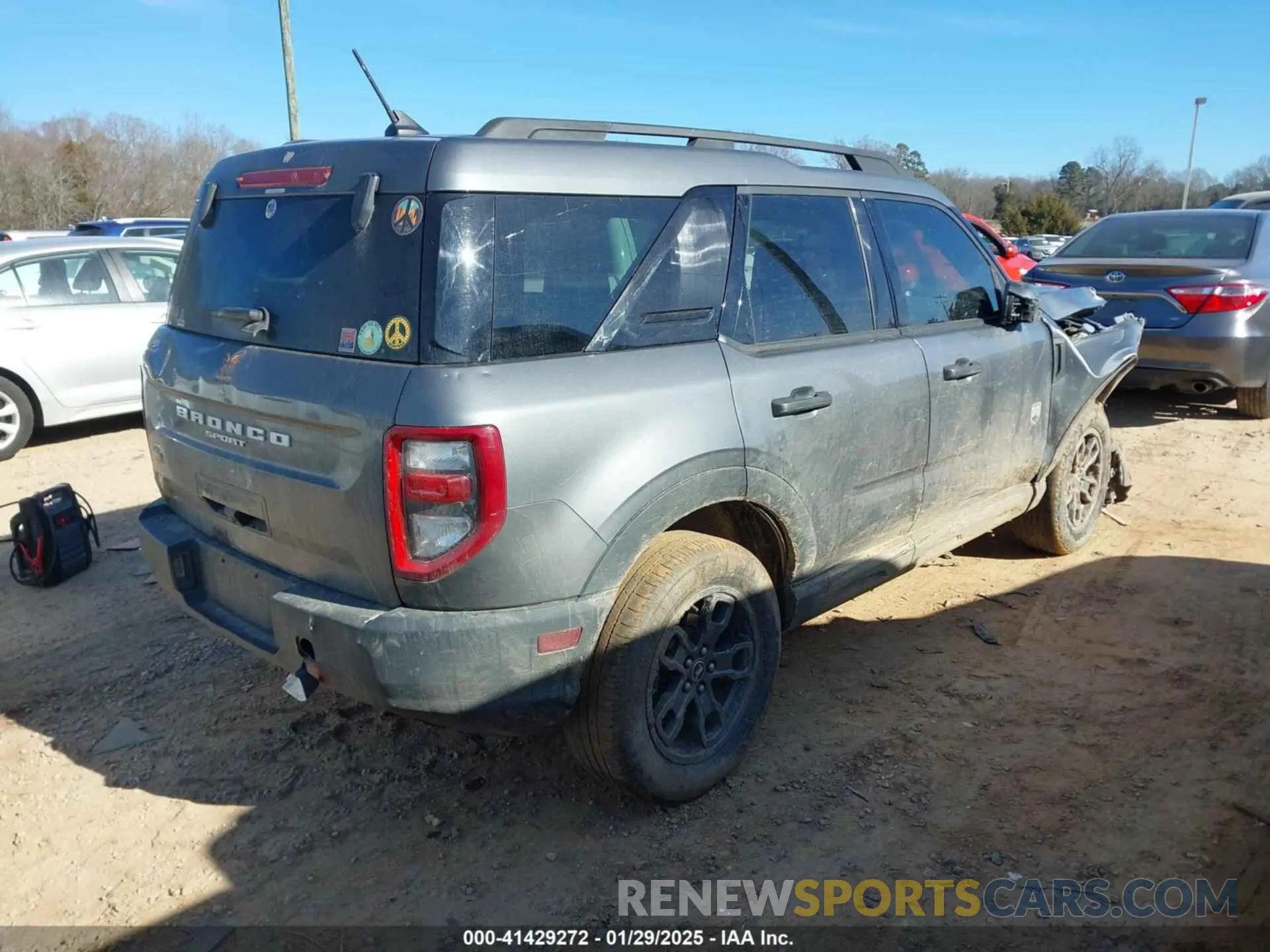 4 fotografías del automóvil dañado 3FMCR9B63MRA81778 FORD BRONCO SPORT 2021