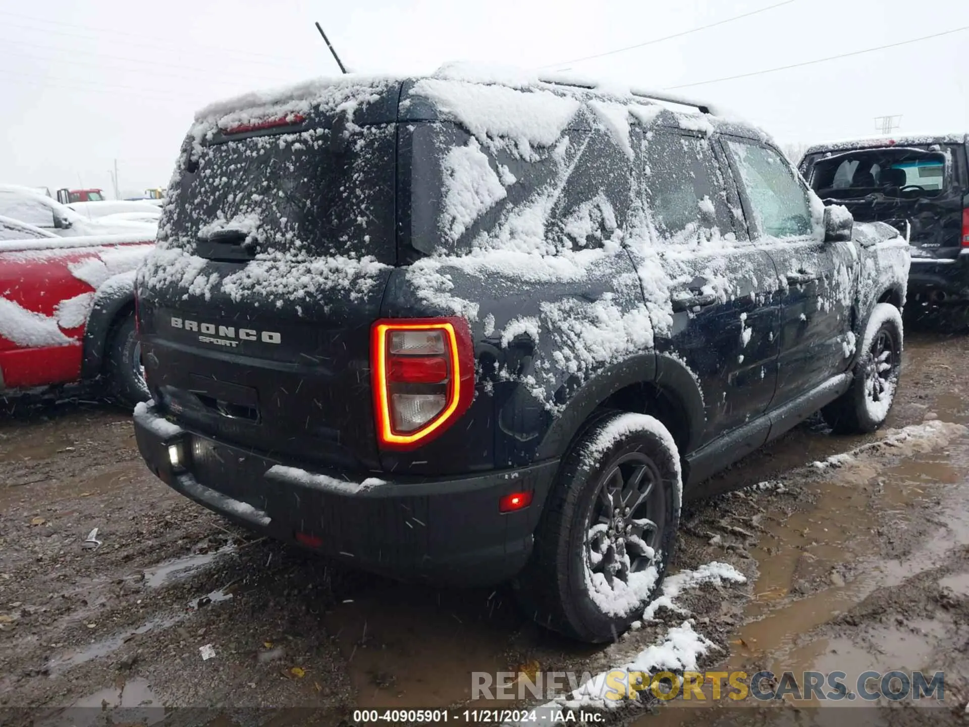 4 fotografías del automóvil dañado 3FMCR9B66MRA90426 FORD BRONCO SPORT 2021