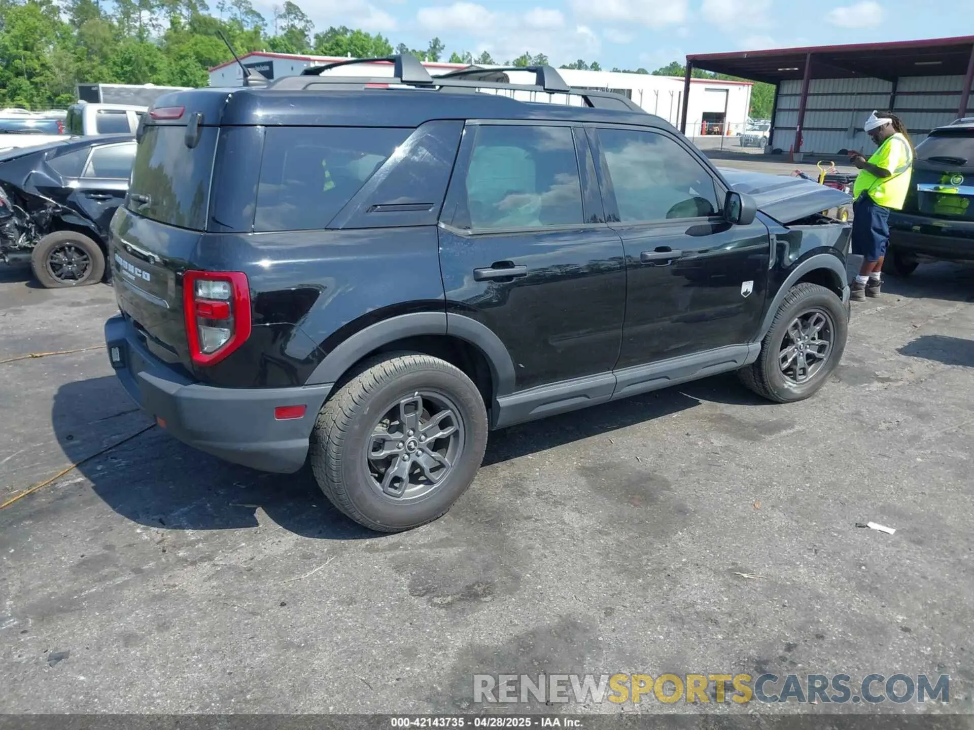 4 fotografías del automóvil dañado 3FMCR9B68MRA10365 FORD BRONCO SPORT 2021