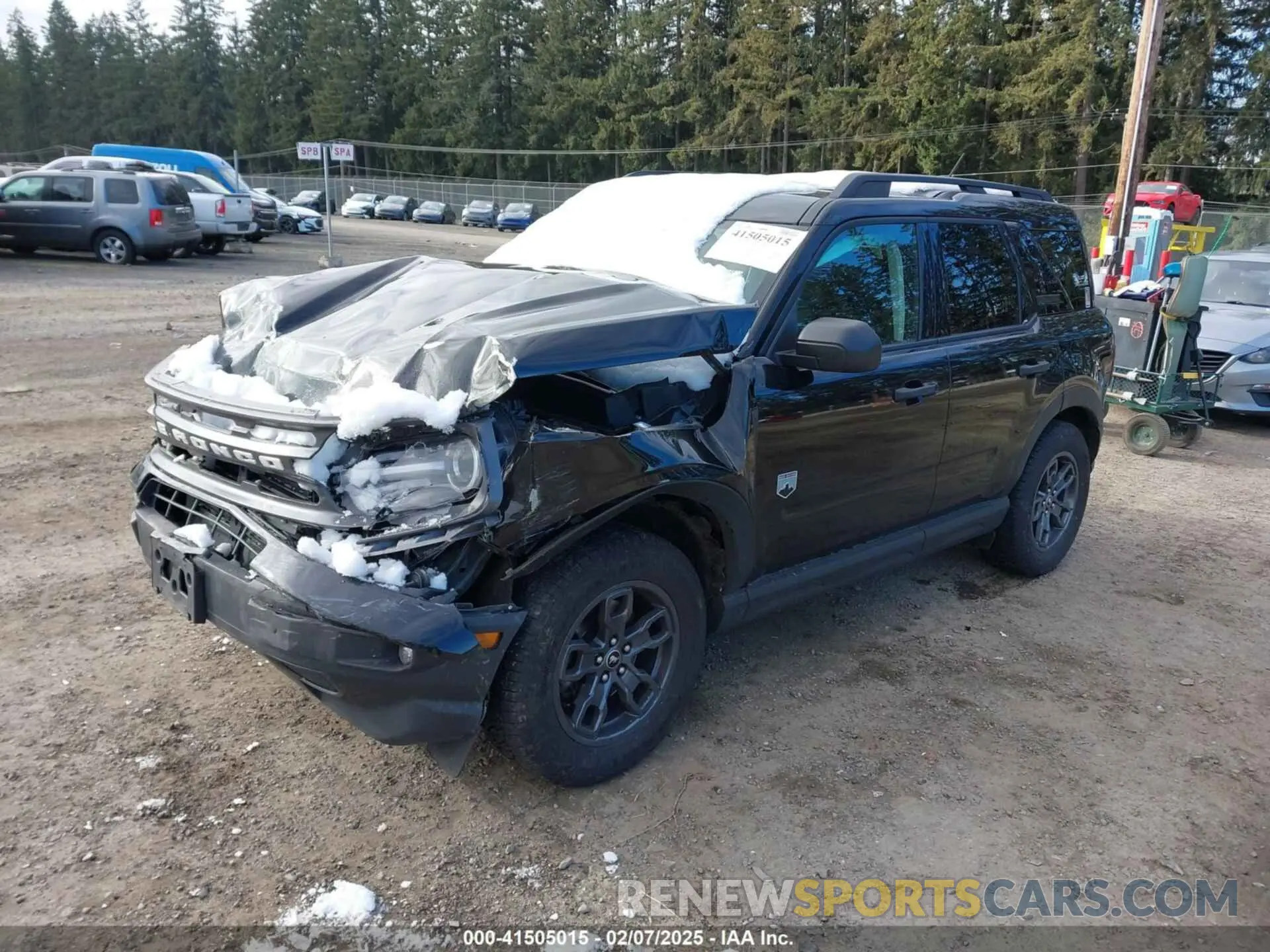 2 fotografías del automóvil dañado 3FMCR9B69MRB24097 FORD BRONCO SPORT 2021