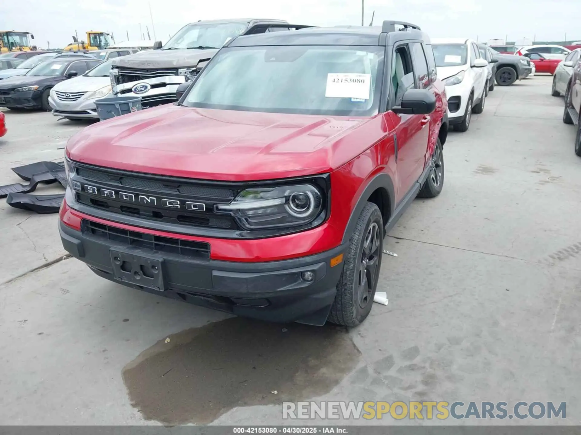 2 fotografías del automóvil dañado 3FMCR9C65MRA90402 FORD BRONCO SPORT 2021