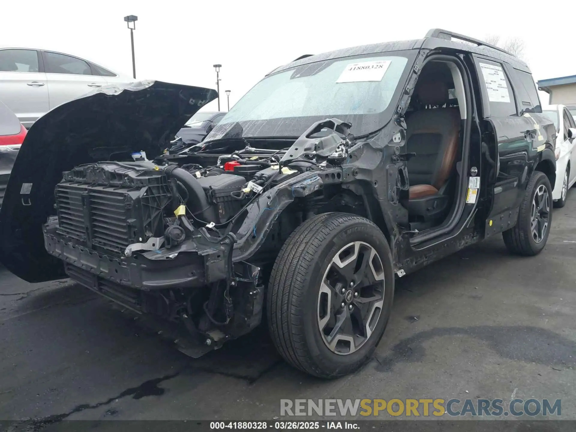 6 fotografías del automóvil dañado 3FMCR9C69MRB03555 FORD BRONCO SPORT 2021