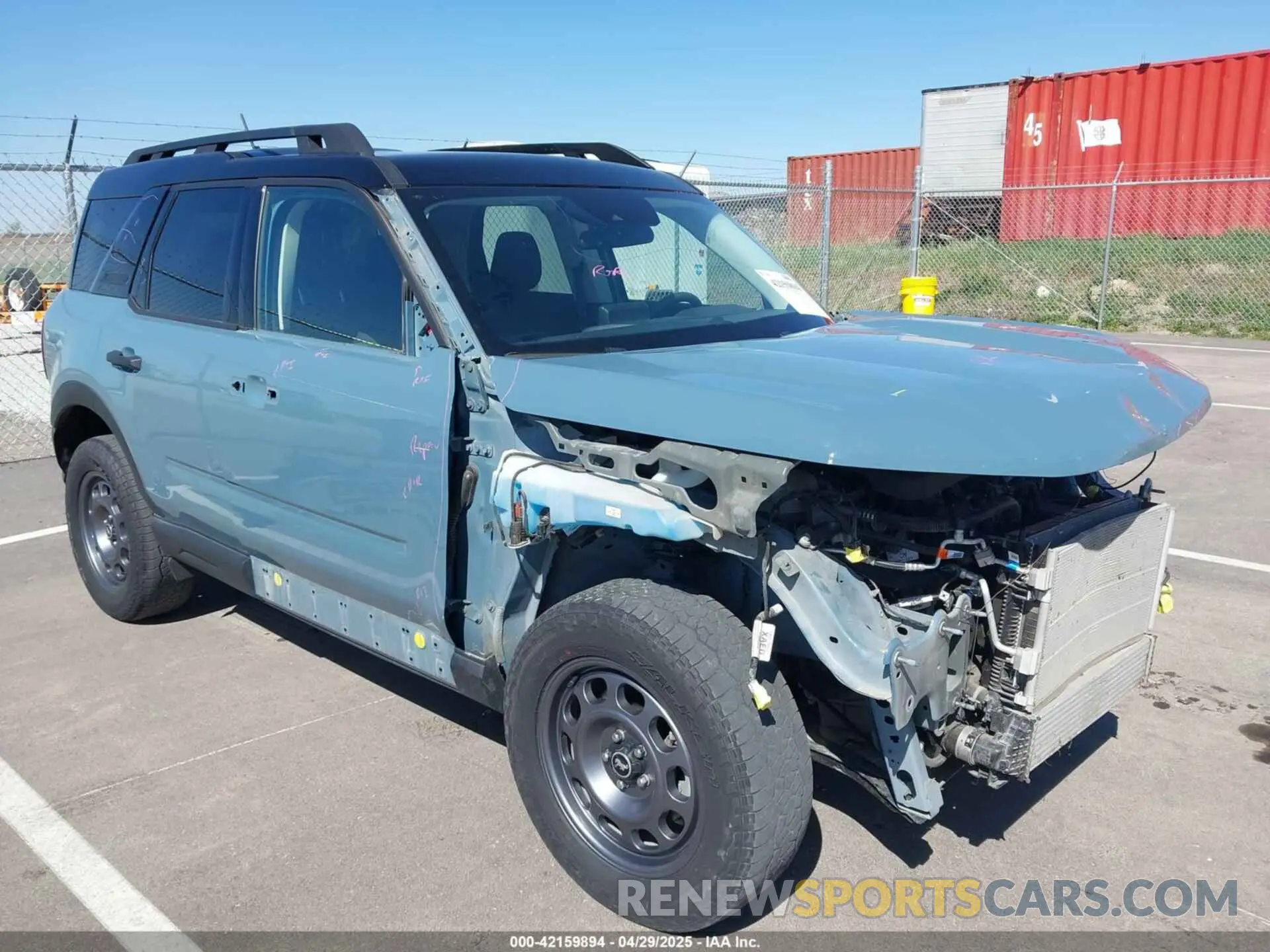 1 fotografías del automóvil dañado 3FMCR9D95MRA07401 FORD BRONCO SPORT 2021