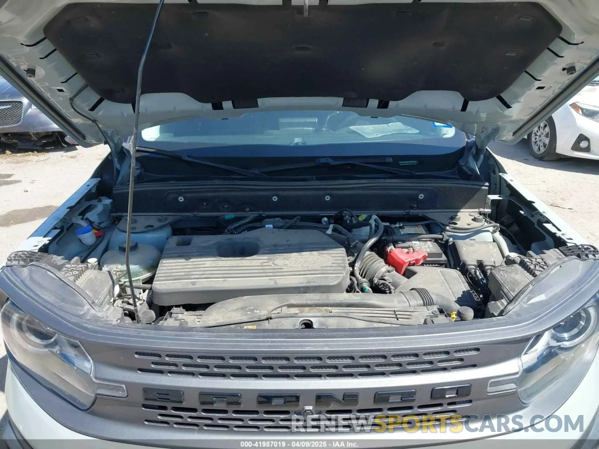 10 fotografías del automóvil dañado 3FMCR9F9XMRA13143 FORD BRONCO SPORT 2021