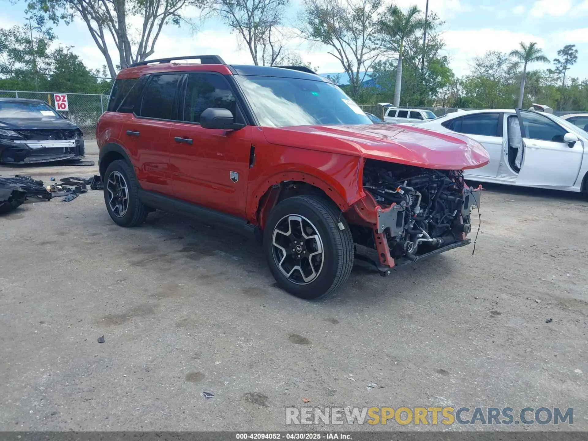 1 fotografías del automóvil dañado 3FMCR9B60NRD34492 FORD BRONCO SPORT 2022