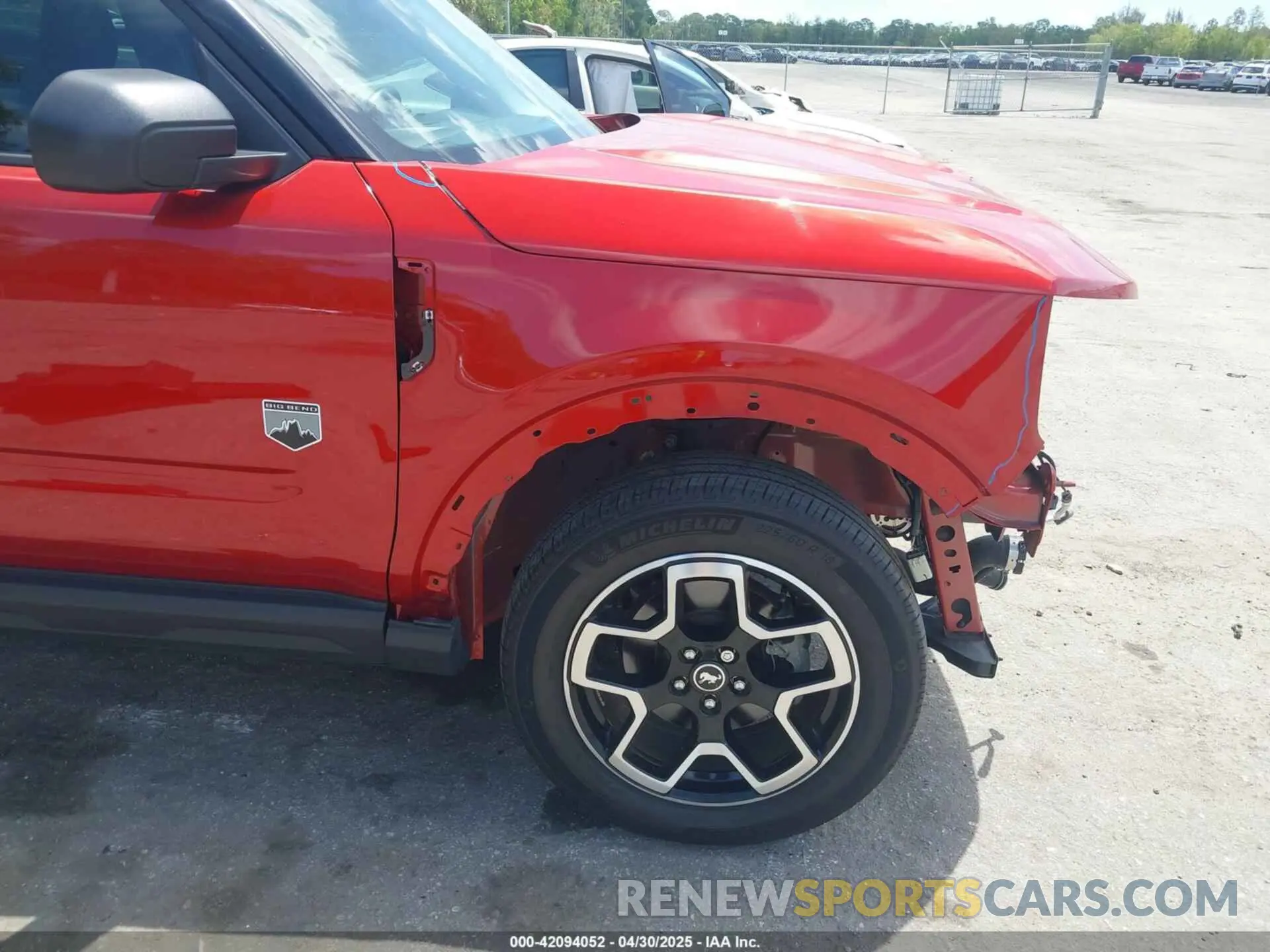6 fotografías del automóvil dañado 3FMCR9B60NRD34492 FORD BRONCO SPORT 2022