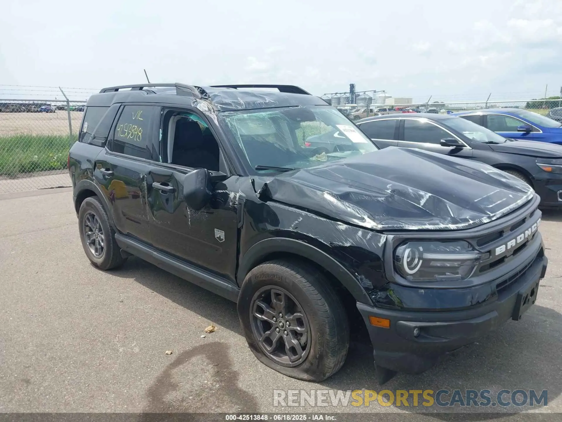 1 fotografías del automóvil dañado 3FMCR9B61NRE08731 FORD BRONCO SPORT 2022