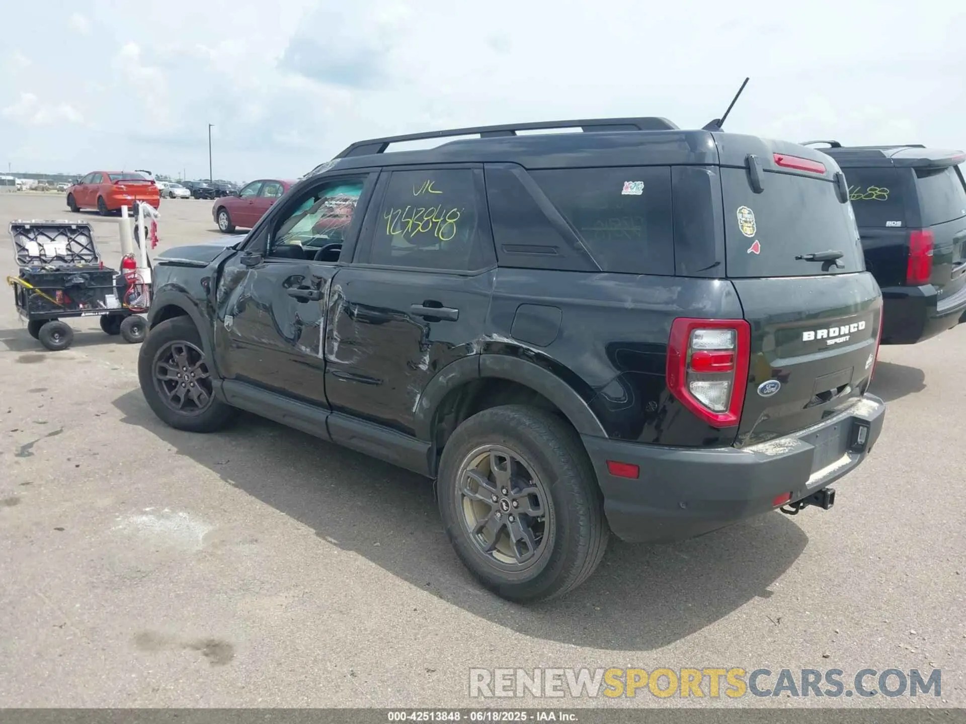 3 fotografías del automóvil dañado 3FMCR9B61NRE08731 FORD BRONCO SPORT 2022