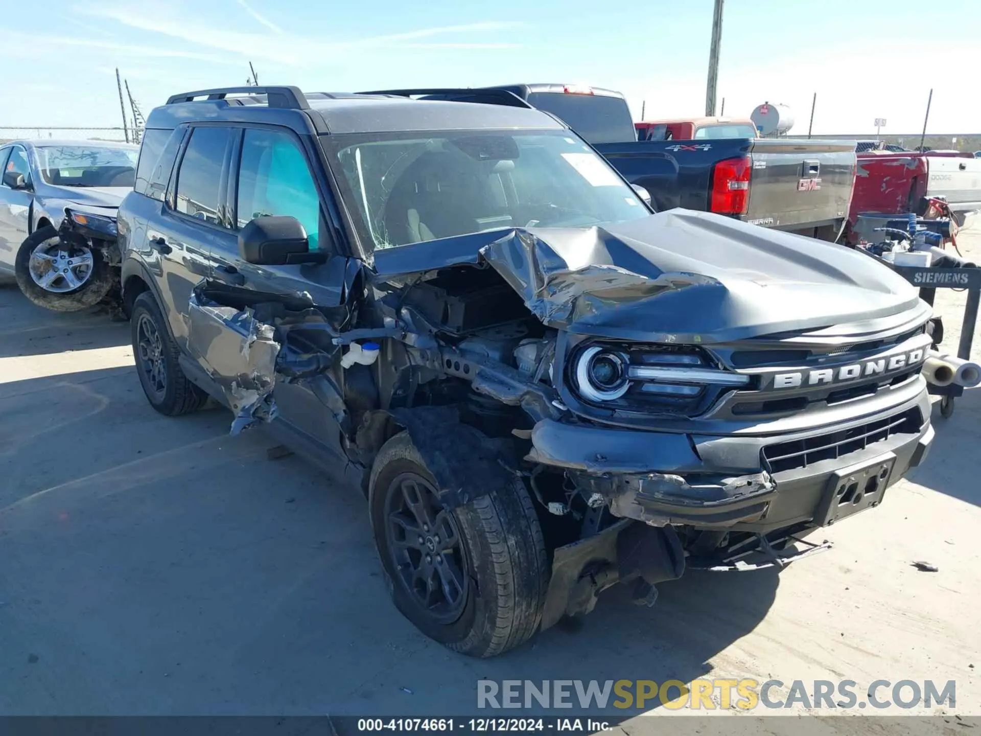 1 fotografías del automóvil dañado 3FMCR9B62NRD94497 FORD BRONCO SPORT 2022