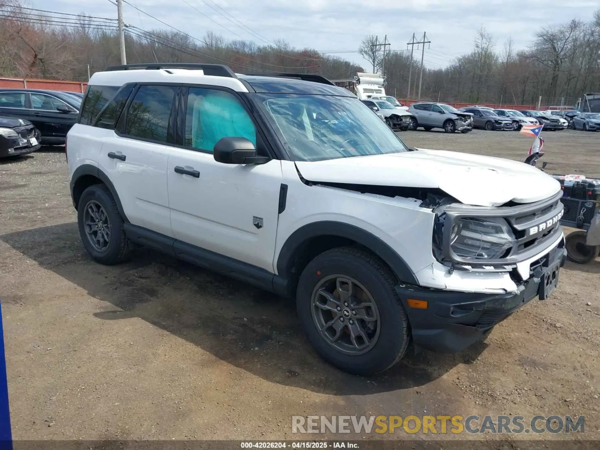 1 fotografías del automóvil dañado 3FMCR9B65NRD15243 FORD BRONCO SPORT 2022