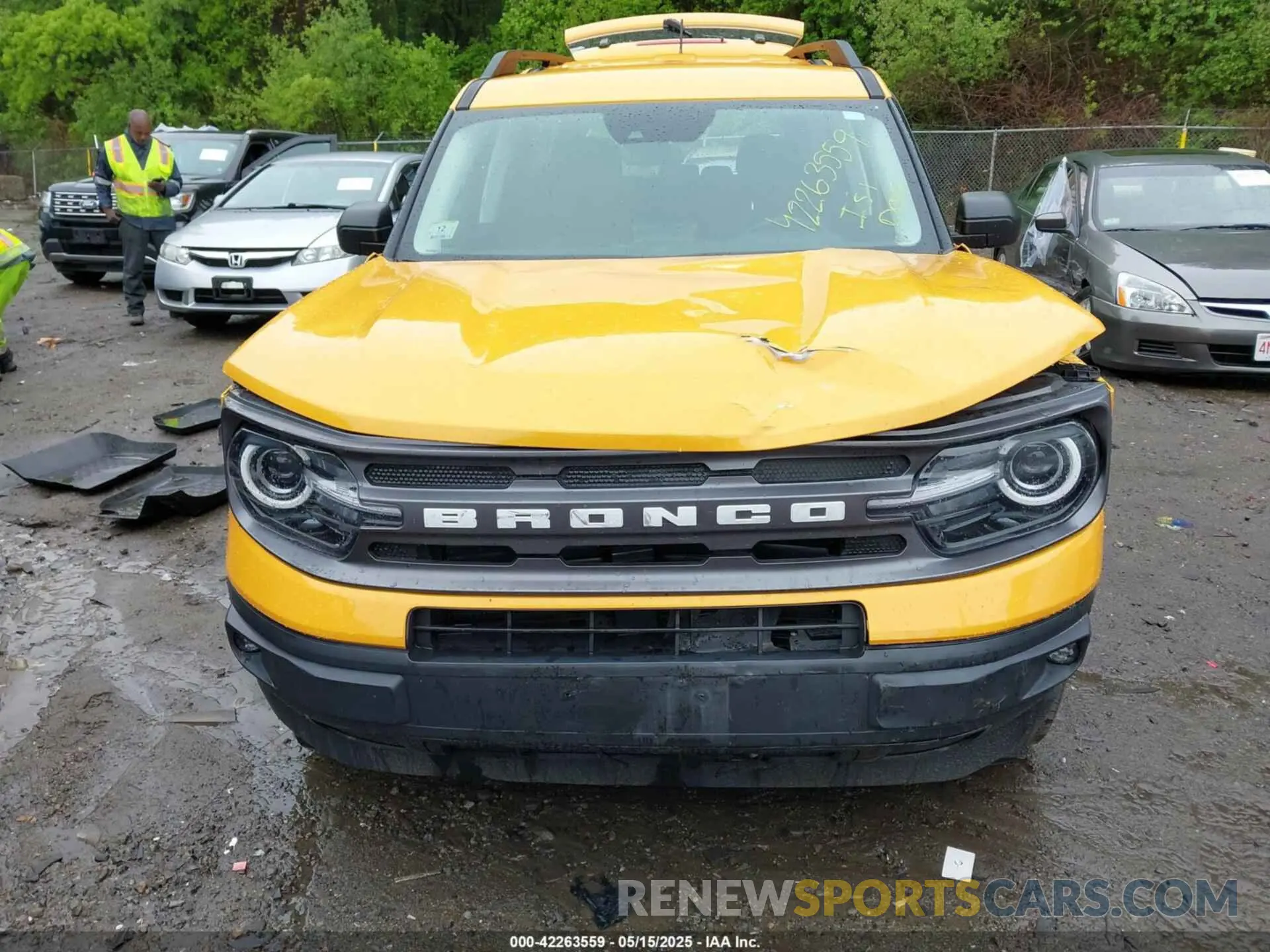 6 fotografías del automóvil dañado 3FMCR9B65NRD64930 FORD BRONCO SPORT 2022