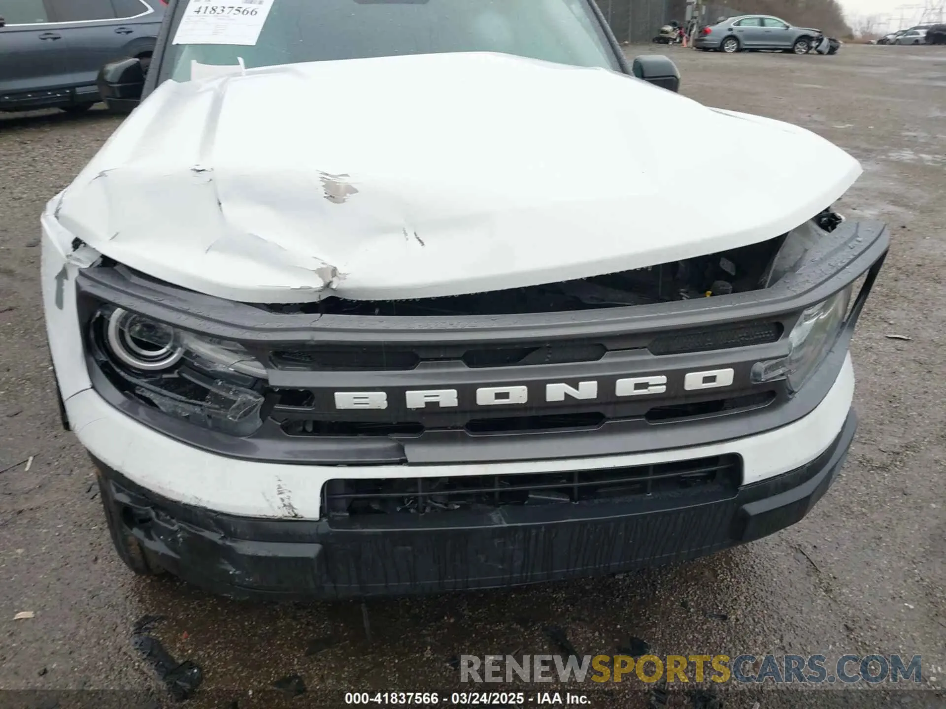 6 fotografías del automóvil dañado 3FMCR9B66NRD07748 FORD BRONCO SPORT 2022