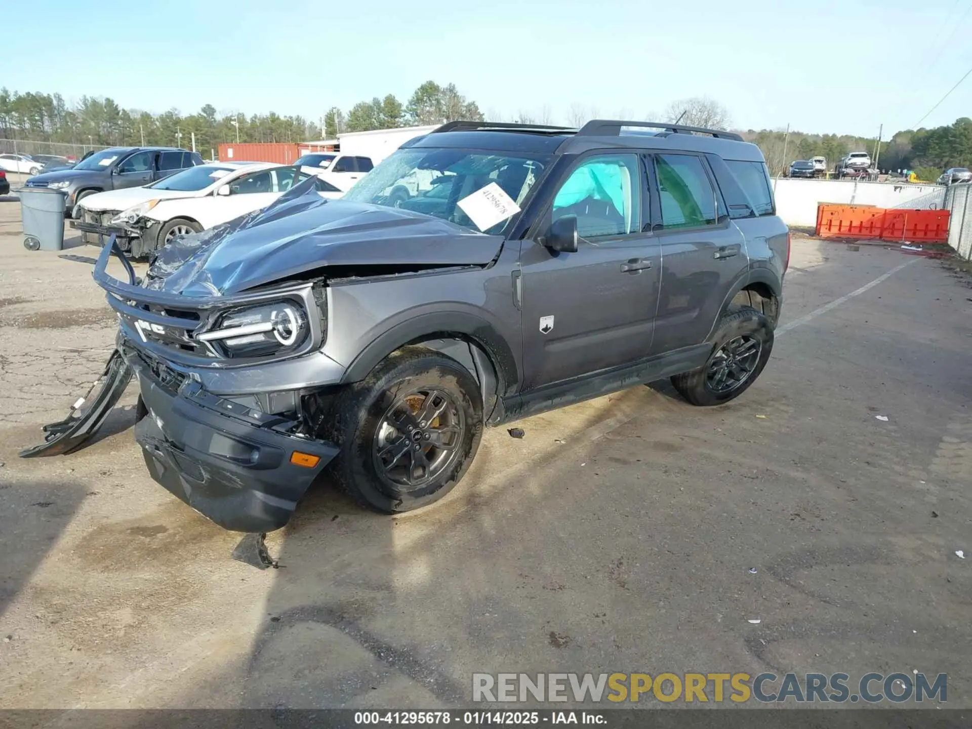 2 fotografías del automóvil dañado 3FMCR9B66NRE31292 FORD BRONCO SPORT 2022