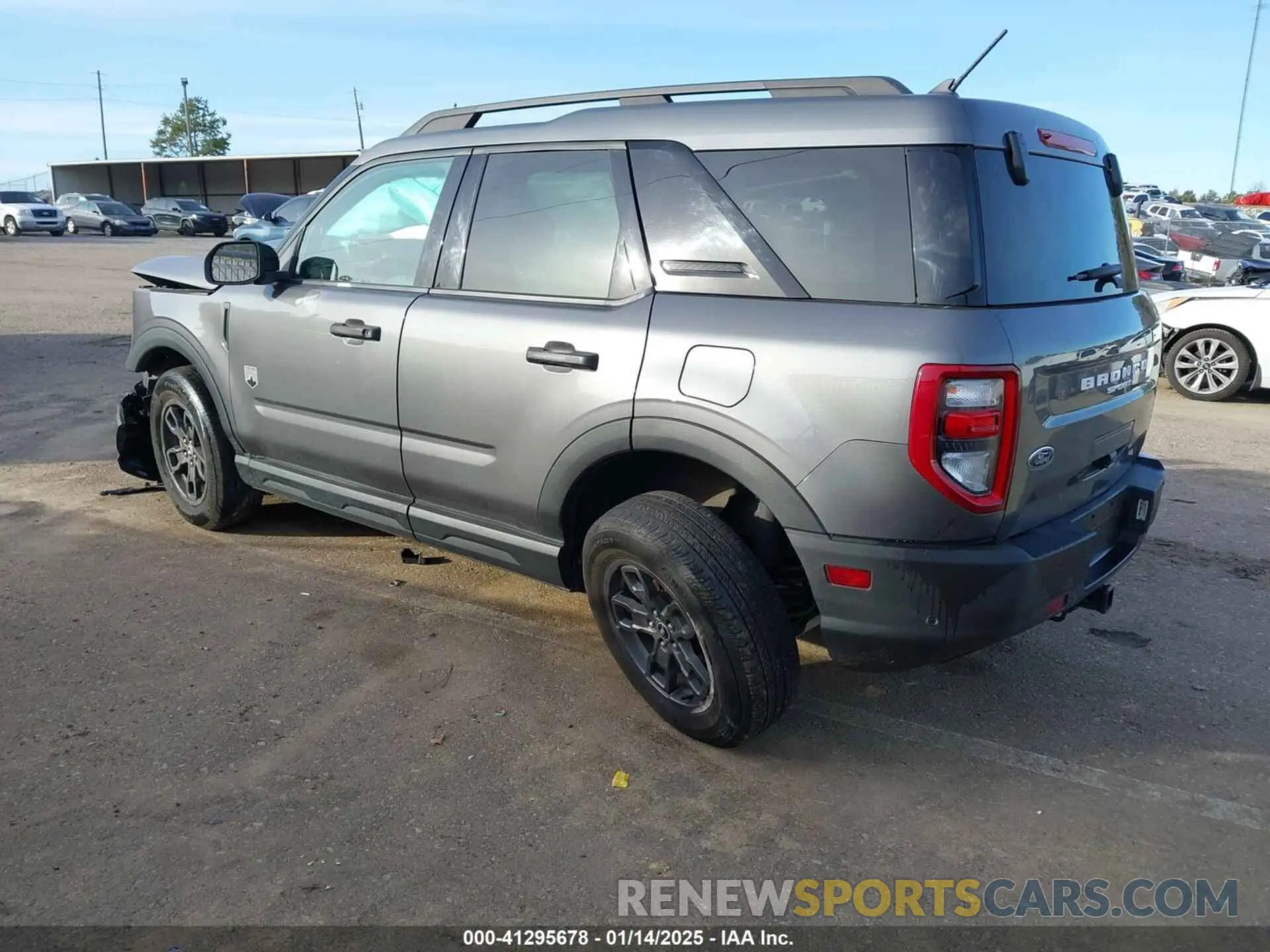 3 fotografías del automóvil dañado 3FMCR9B66NRE31292 FORD BRONCO SPORT 2022