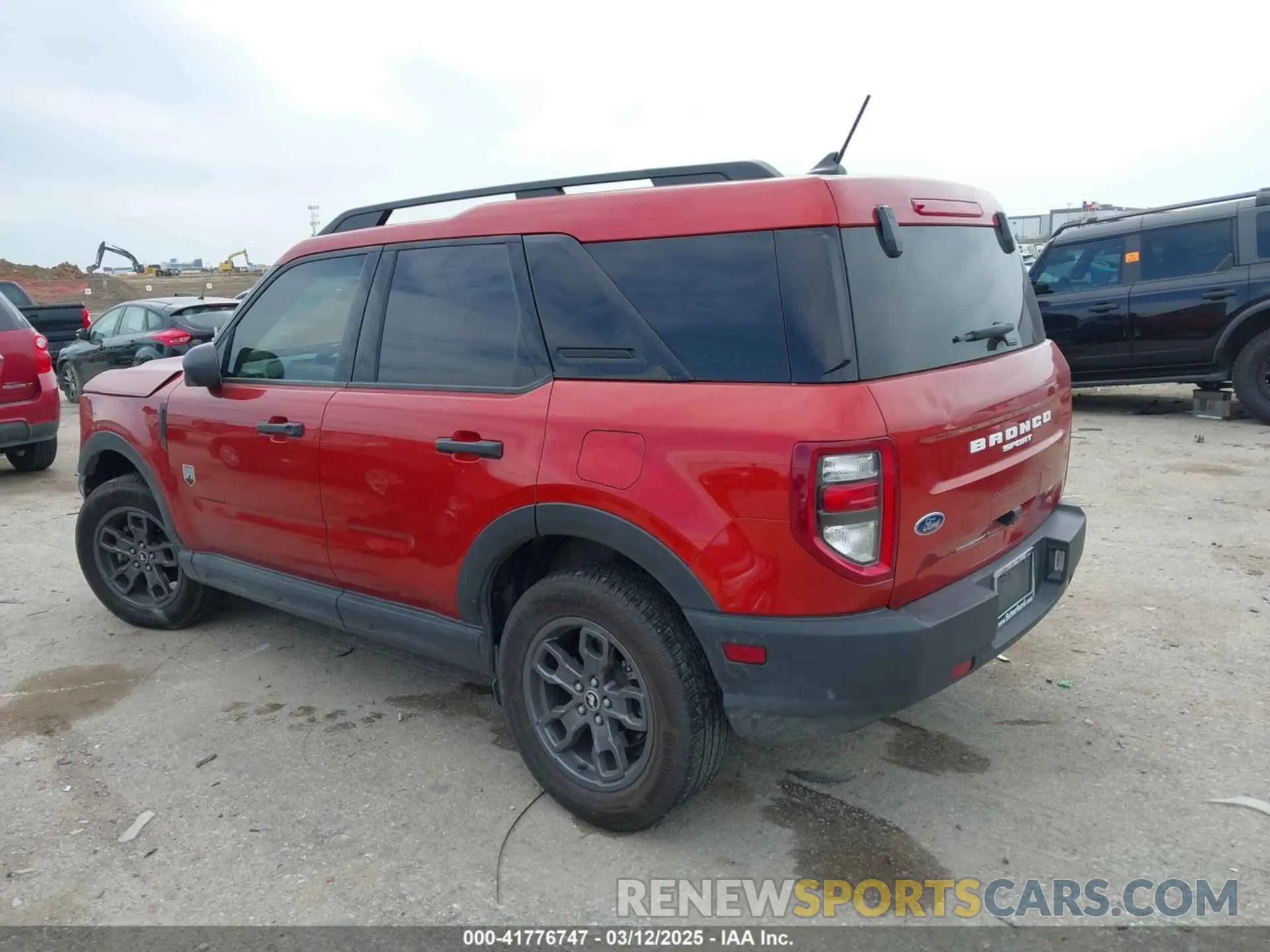 3 fotografías del automóvil dañado 3FMCR9B67NRE16574 FORD BRONCO SPORT 2022