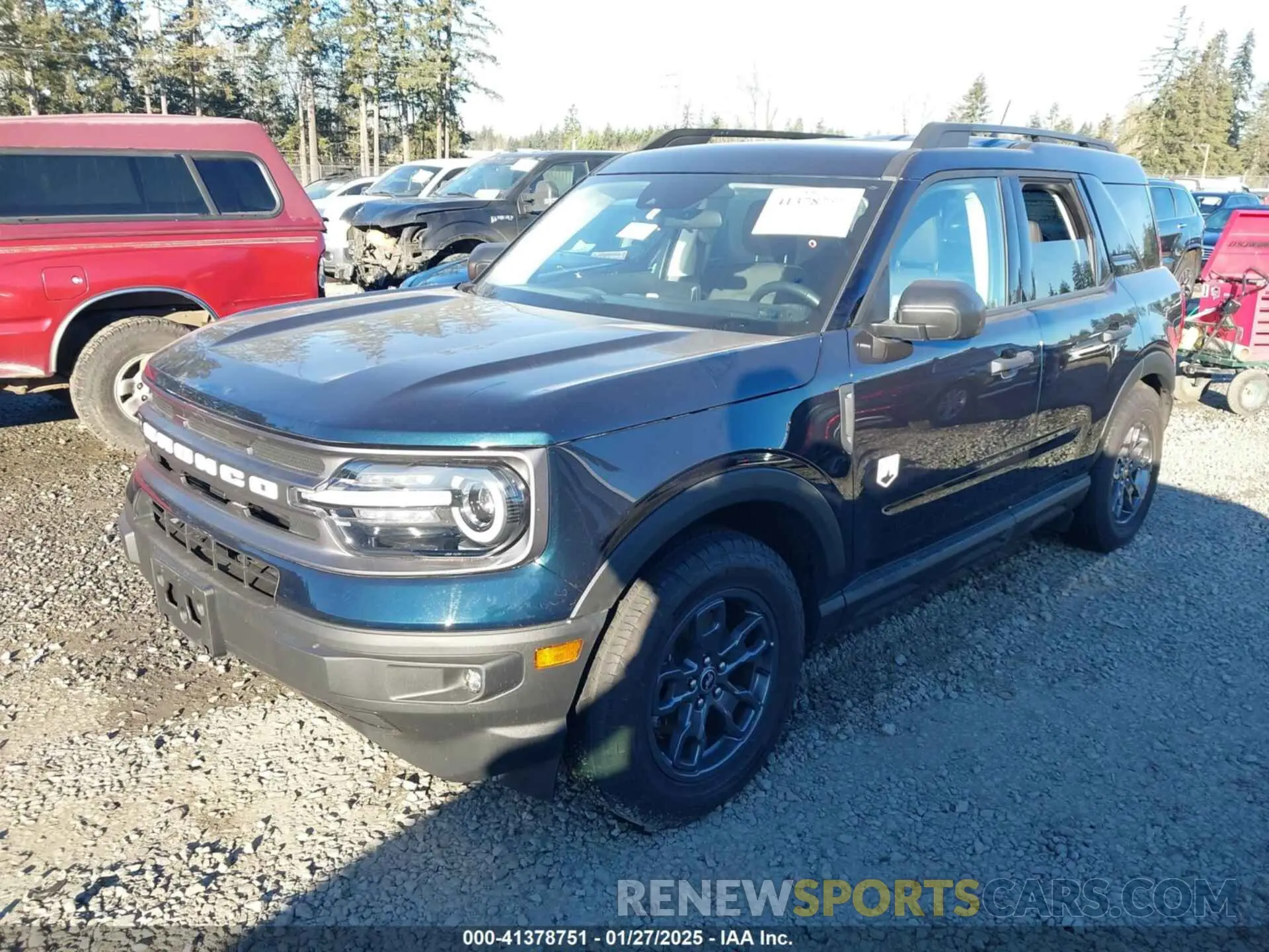 2 fotografías del automóvil dañado 3FMCR9B68NRD89210 FORD BRONCO SPORT 2022