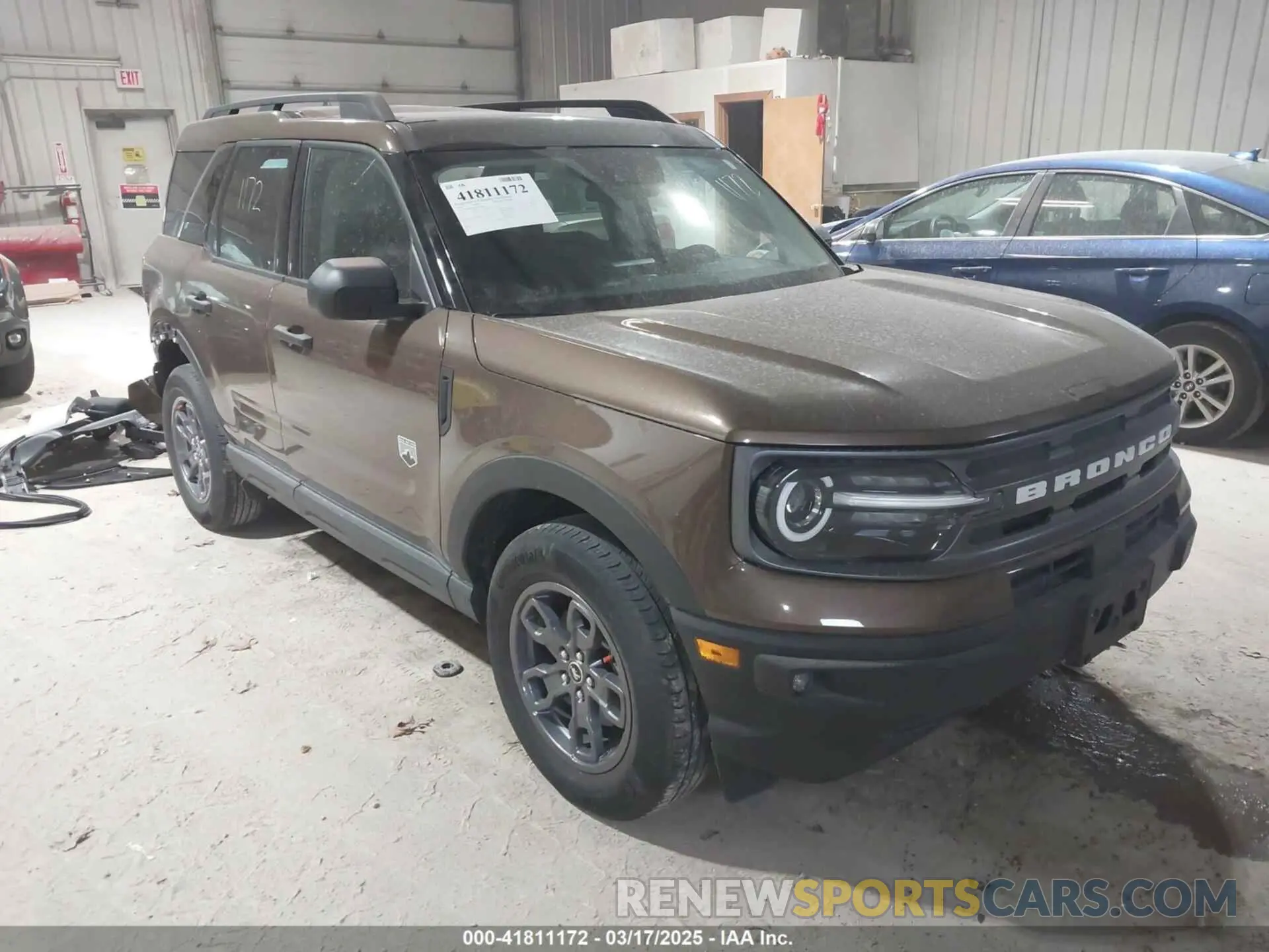 1 fotografías del automóvil dañado 3FMCR9B68NRE36560 FORD BRONCO SPORT 2022