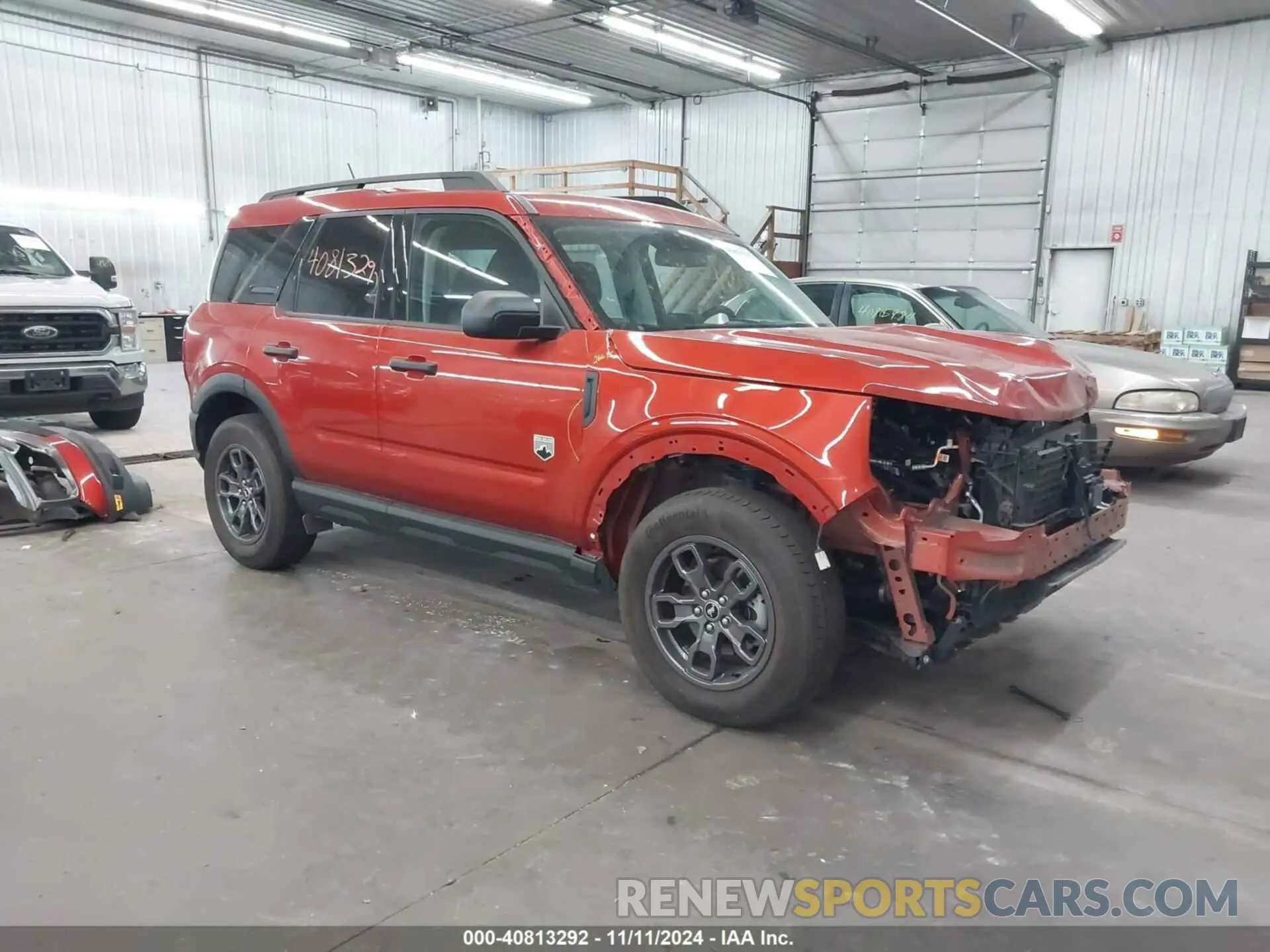 1 fotografías del automóvil dañado 3FMCR9B6XNRD63935 FORD BRONCO SPORT 2022