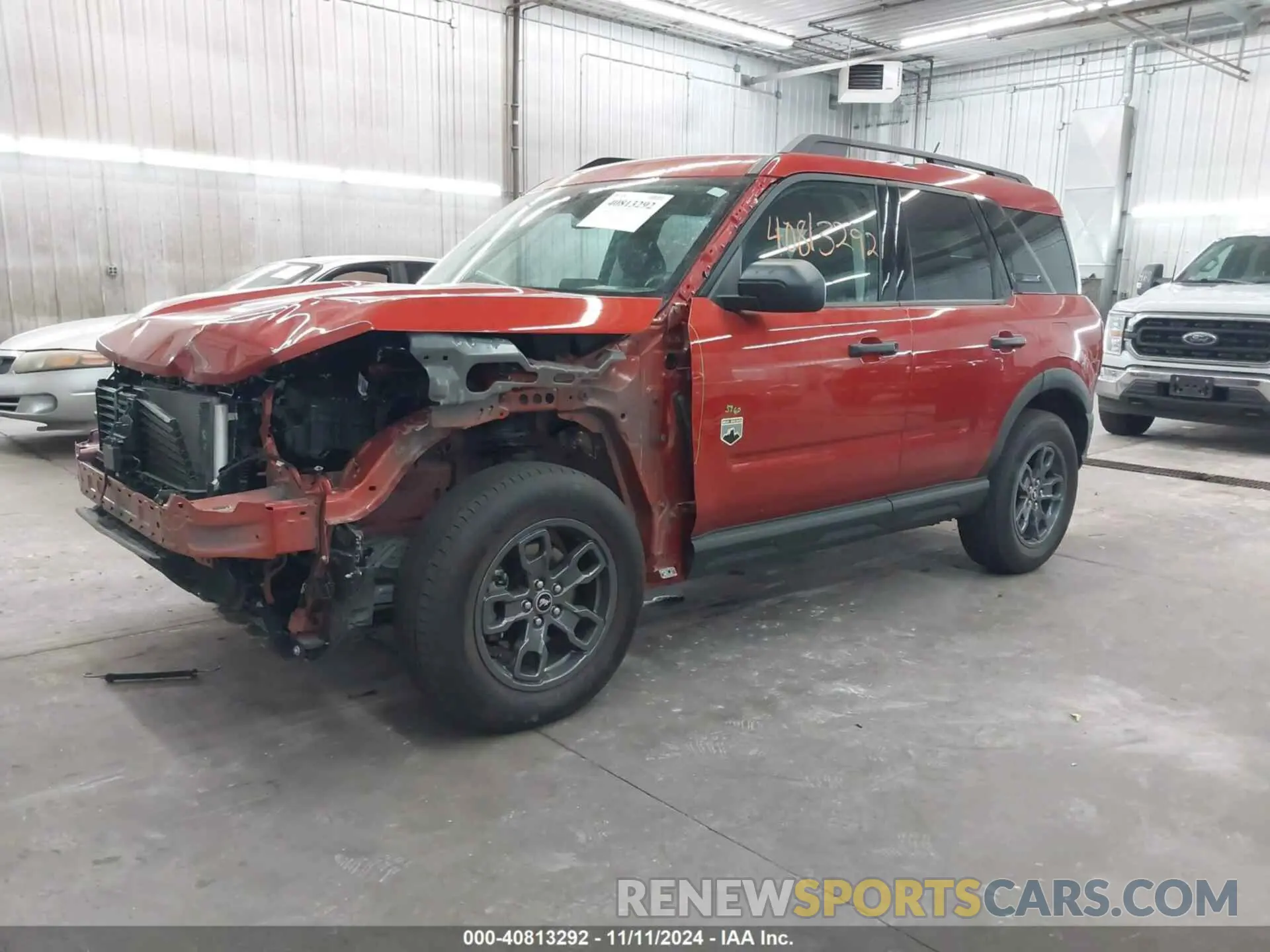 2 fotografías del automóvil dañado 3FMCR9B6XNRD63935 FORD BRONCO SPORT 2022