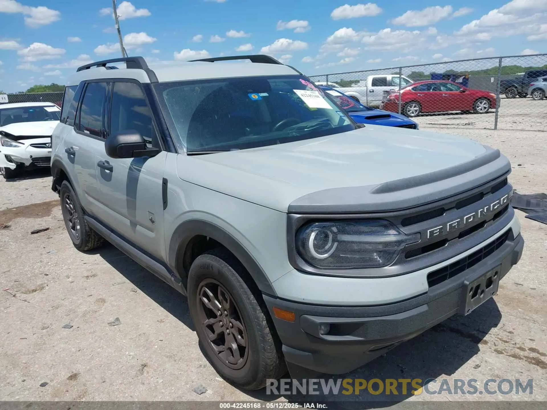 1 fotografías del automóvil dañado 3FMCR9B6XNRD65927 FORD BRONCO SPORT 2022